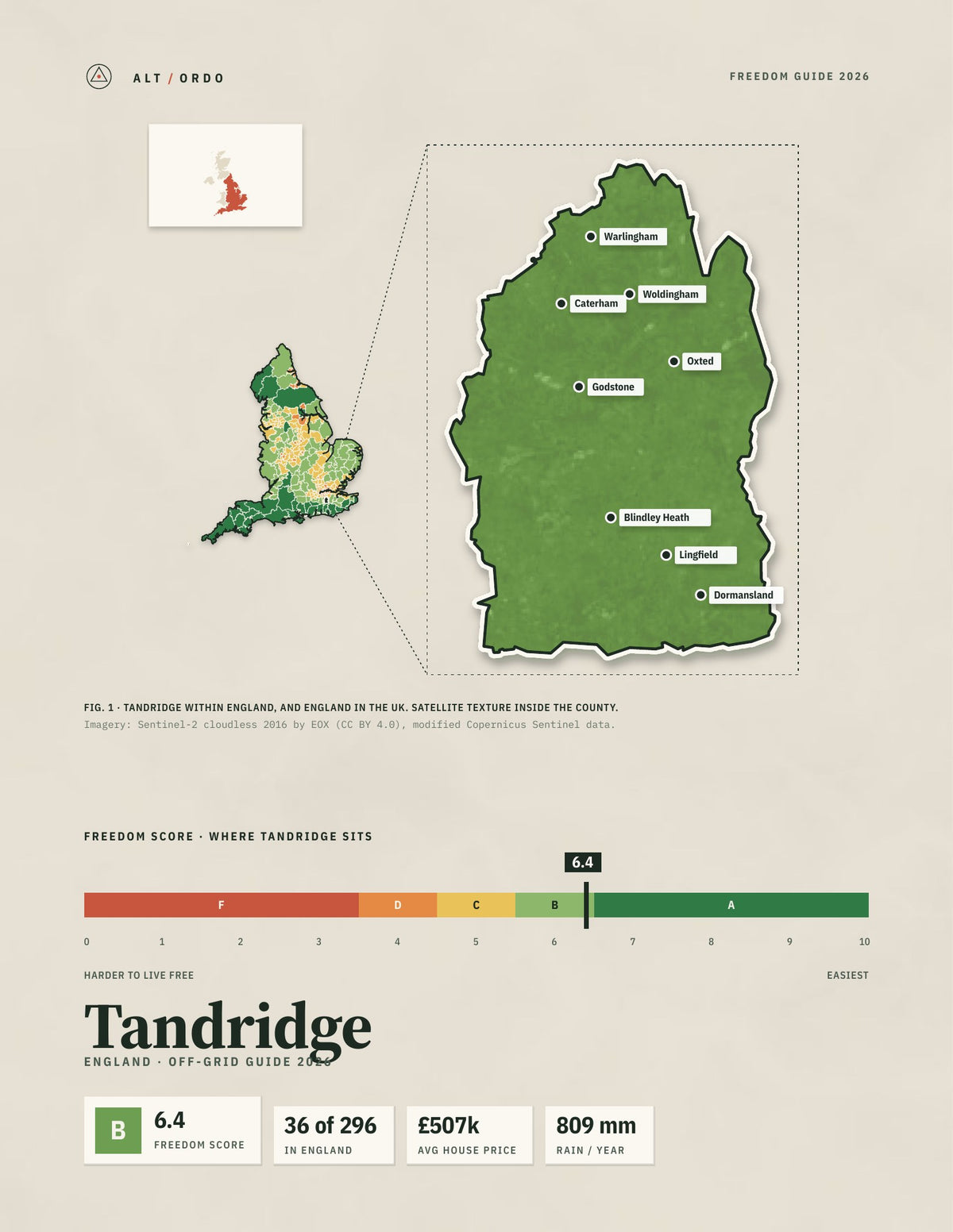 Tandridge, England Off-Grid Guide 2026