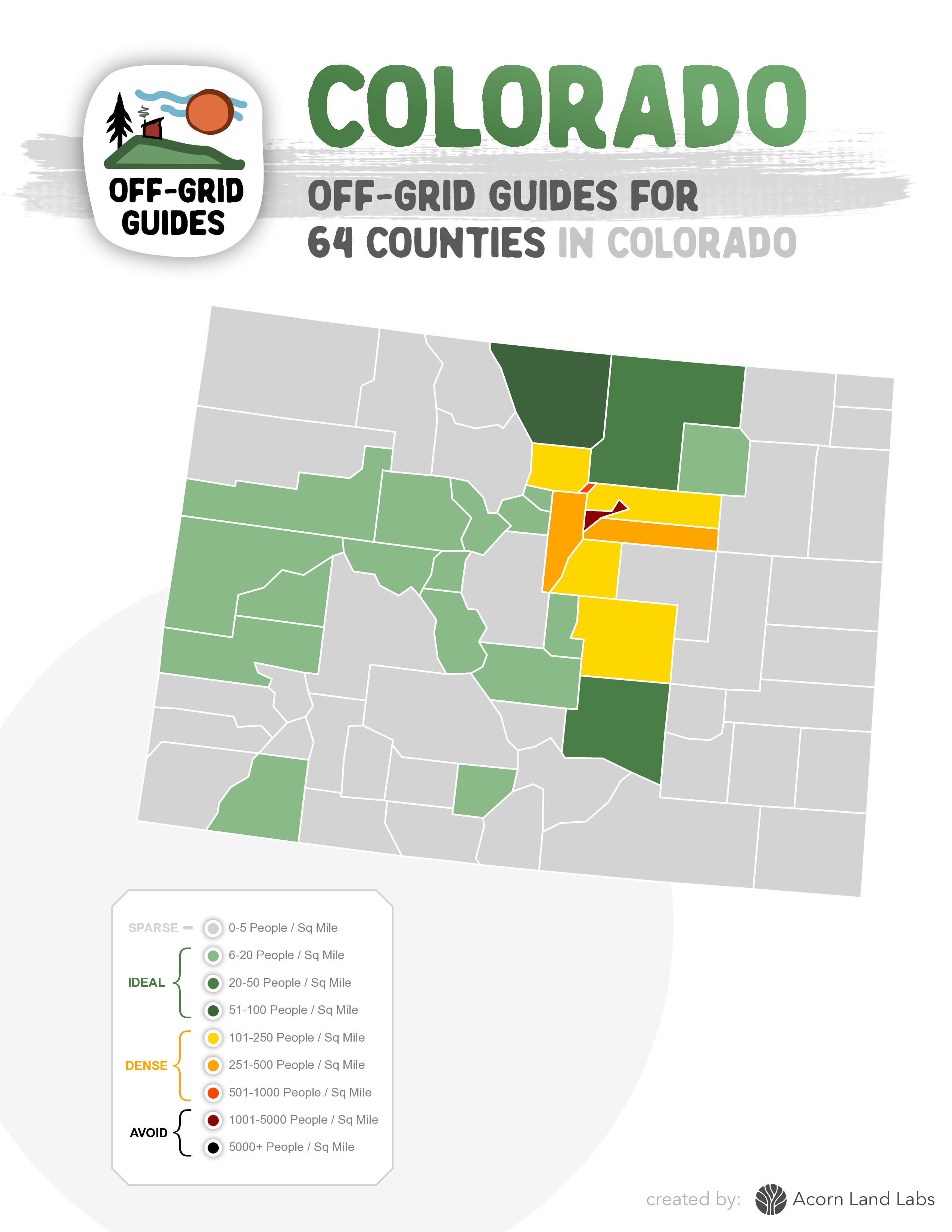 Colorado Off-Grid Guide PDF Download: 64 Counties Rated