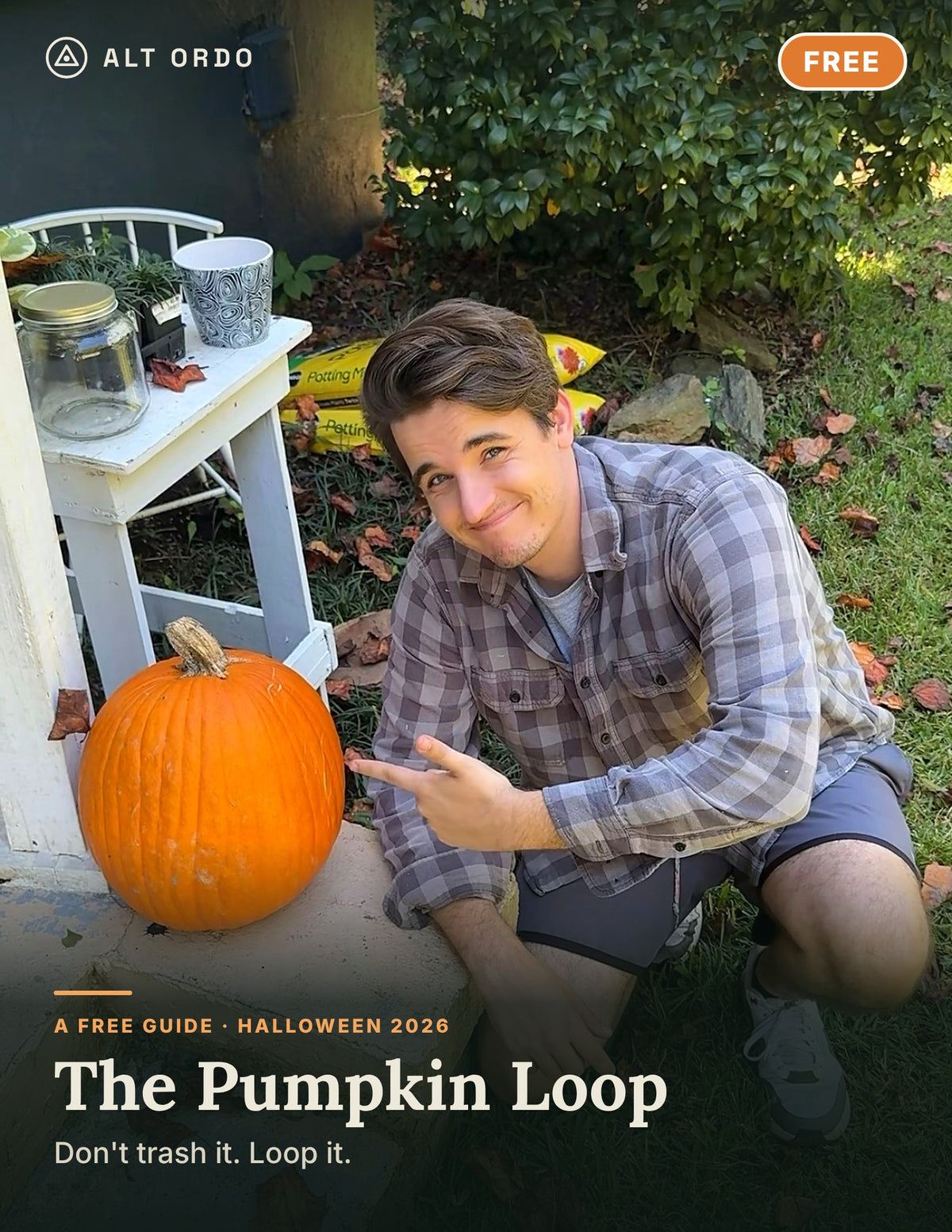 The Pumpkin Loop (FREE PDF Guide): Turn Halloween Pumpkins Into Eggs, Fuel & Soil