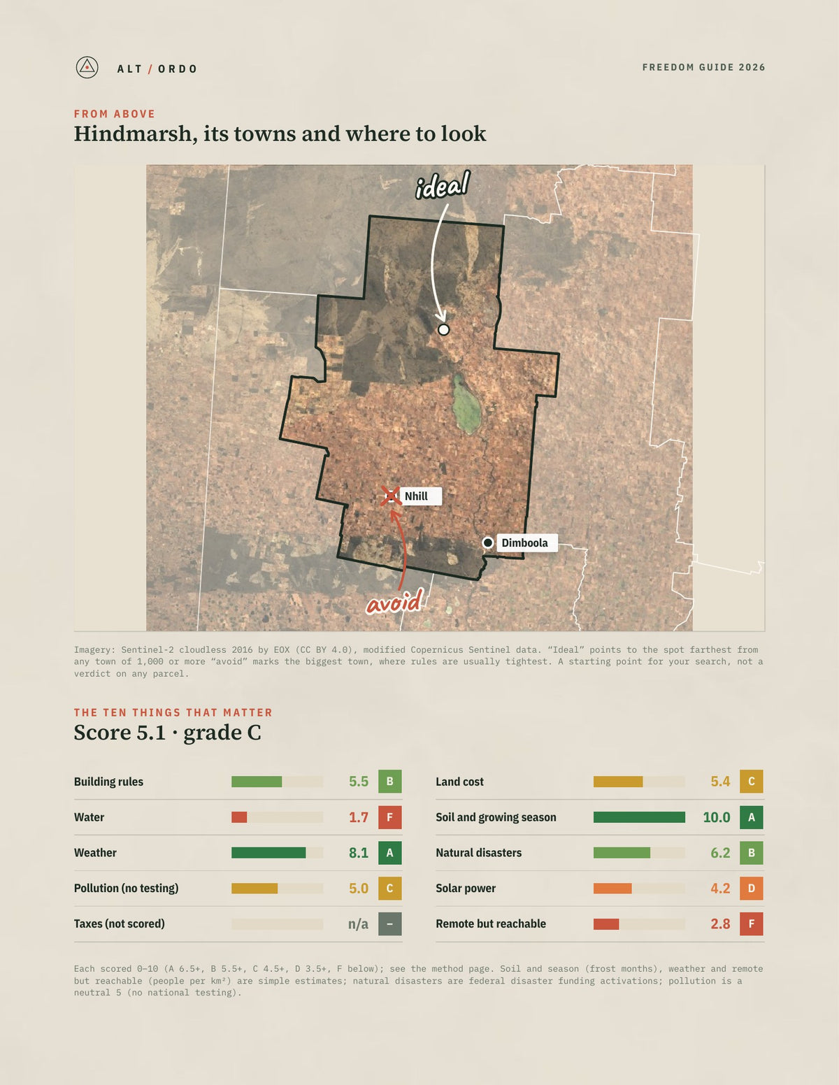 Hindmarsh, Victoria Off-Grid Guide 2026 from above