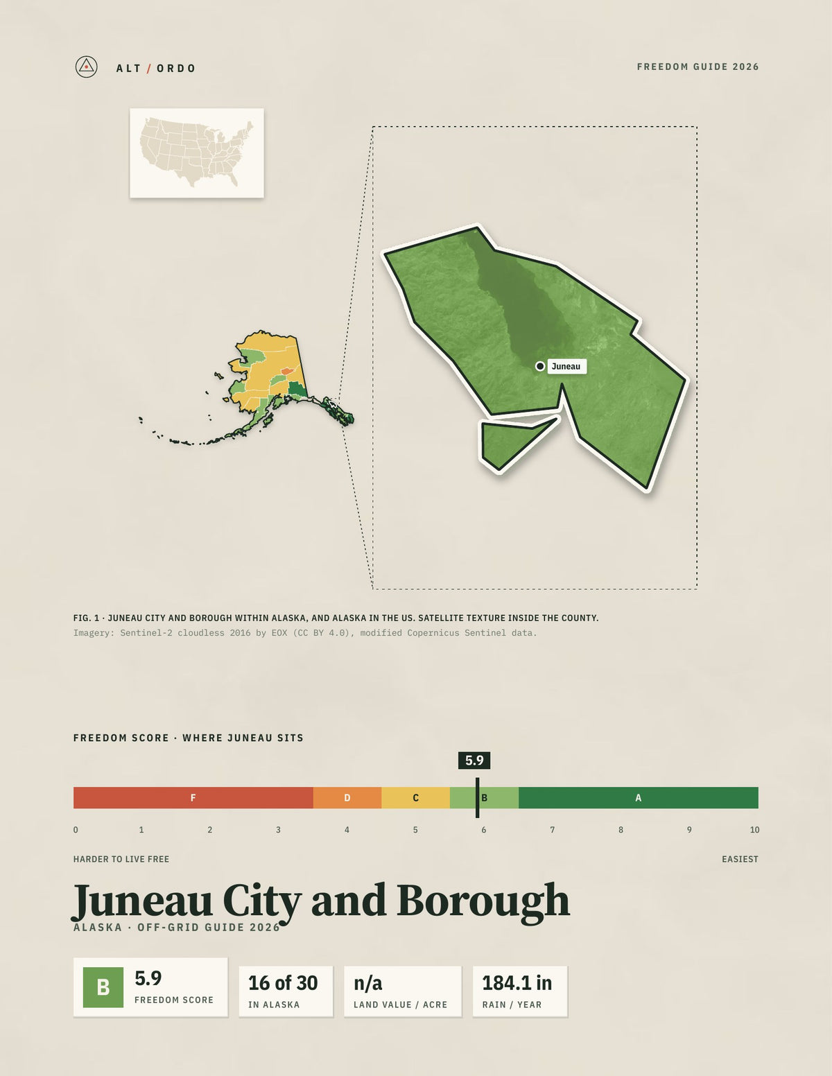 Juneau City and Borough, Alaska Off-Grid Guide 2026