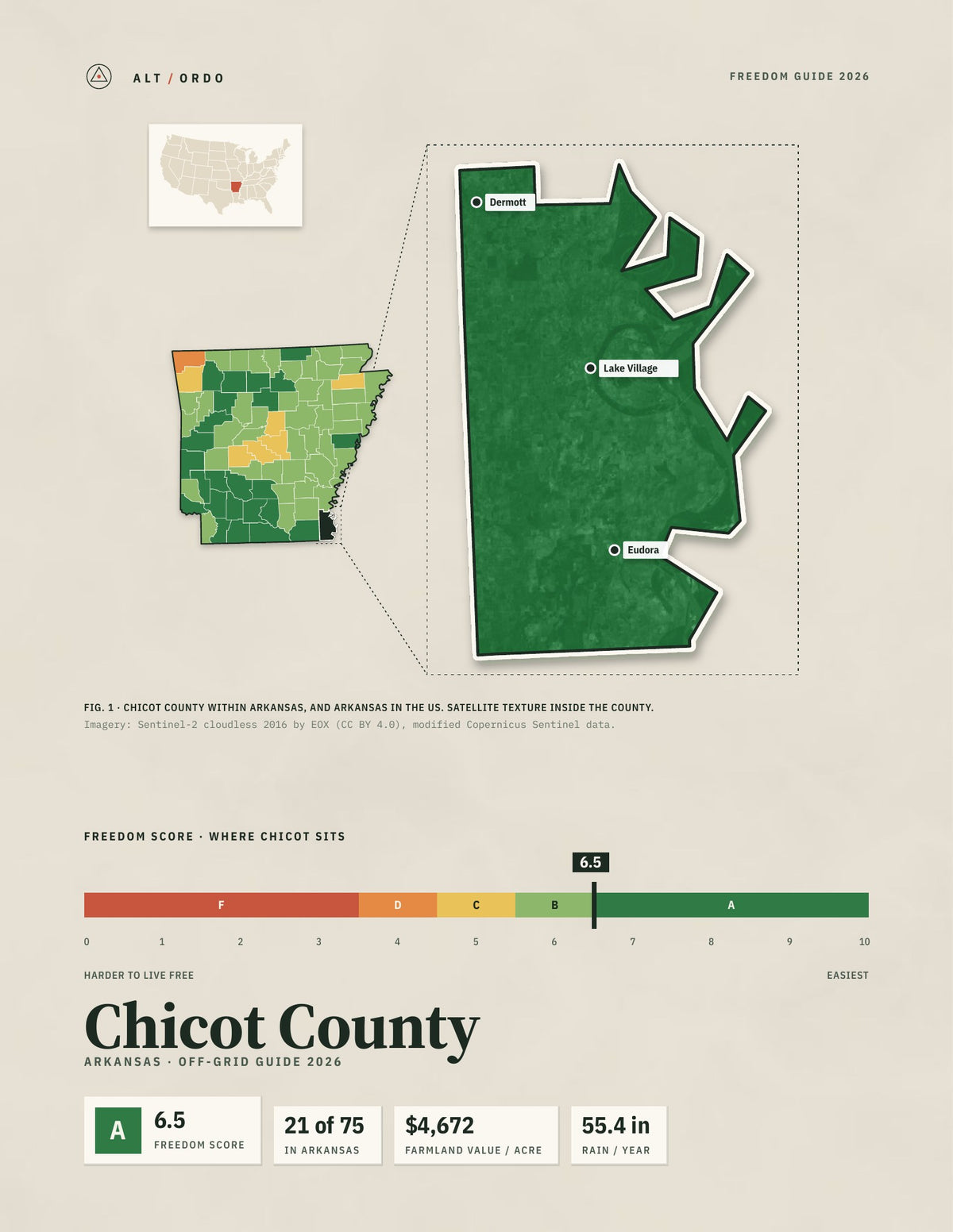 Chicot County, Arkansas Off-Grid Guide 2026