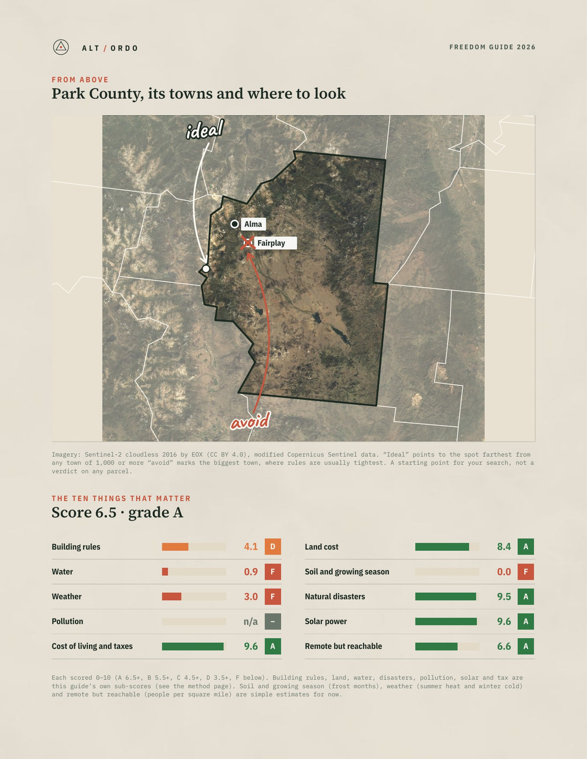 Park County, Colorado Off-Grid Guide 2026 from above