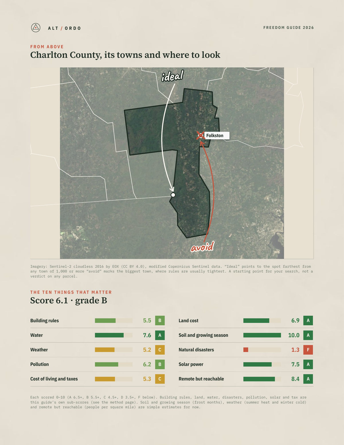 Charlton County, Georgia Off-Grid Guide 2026 from above