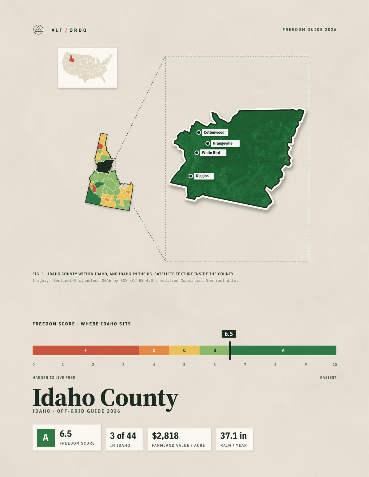 Idaho County, Idaho Off-Grid Guide 2026