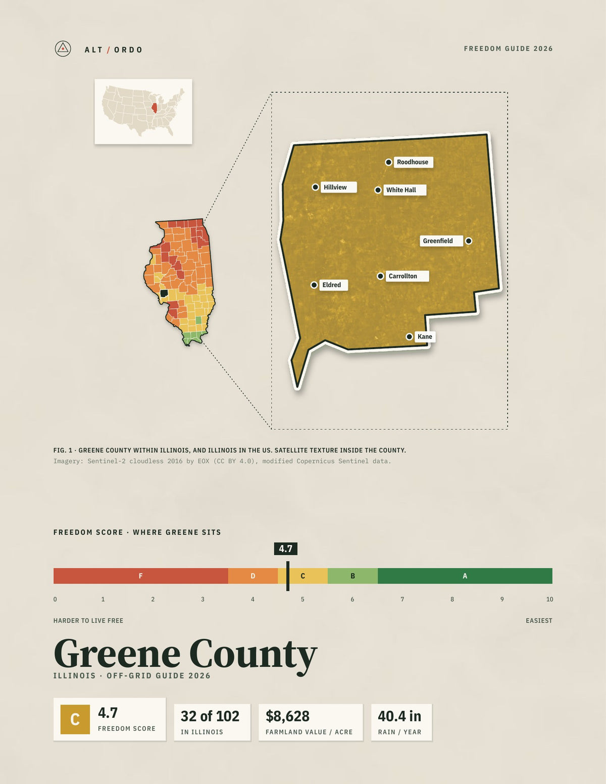 Greene County, Illinois Off-Grid Guide 2026