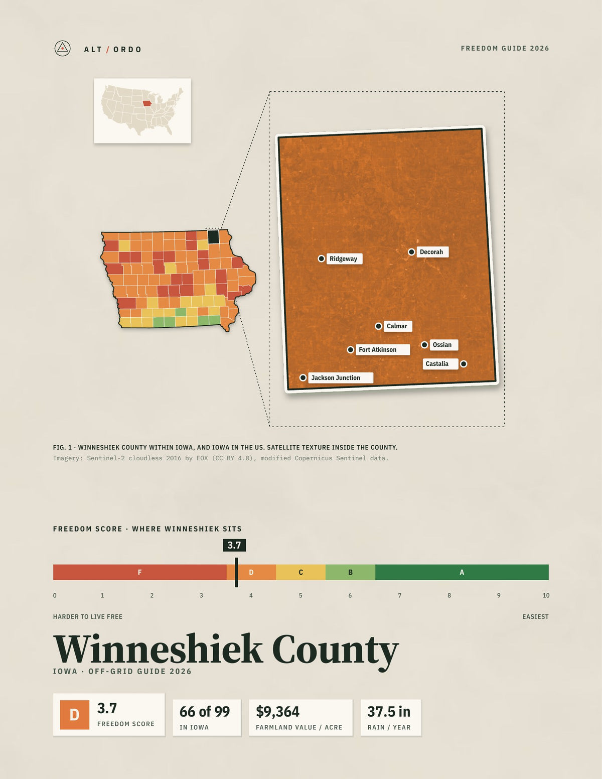 Winneshiek County, Iowa Off-Grid Guide 2026