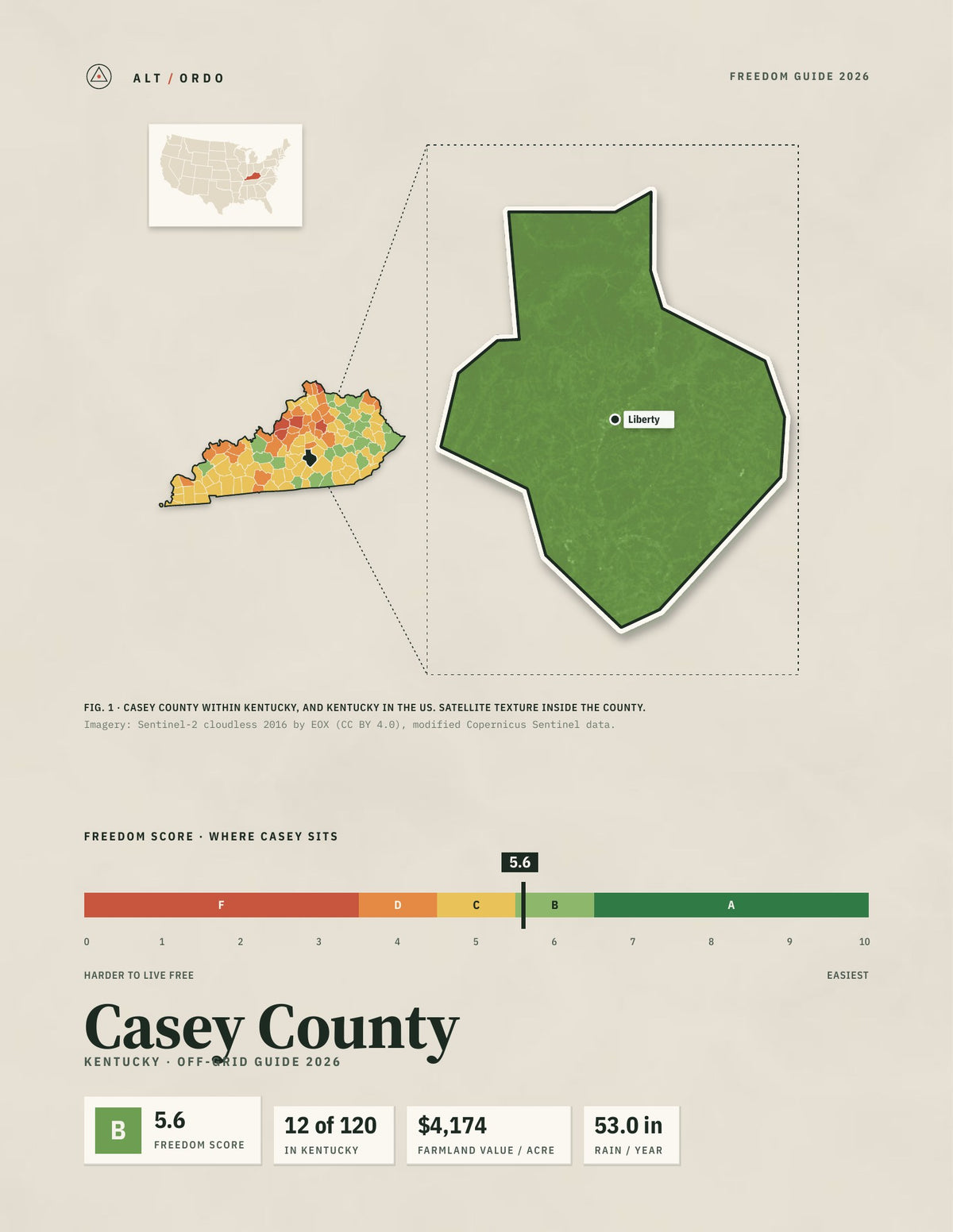 Casey County, Kentucky Off-Grid Guide 2026