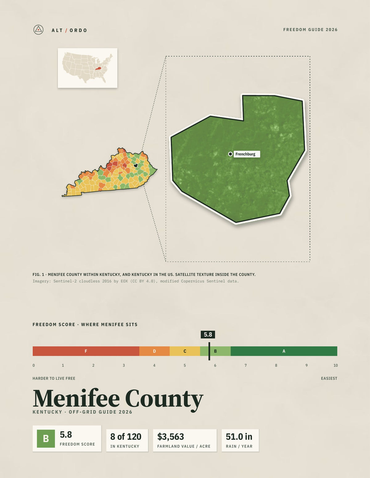 Menifee County, Kentucky Off-Grid Guide 2026