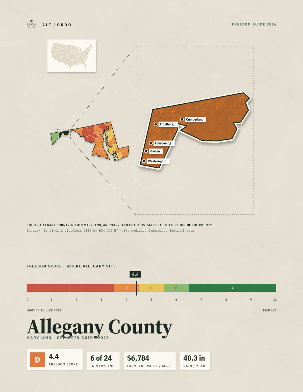 Allegany County, Maryland Off-Grid Guide 2026