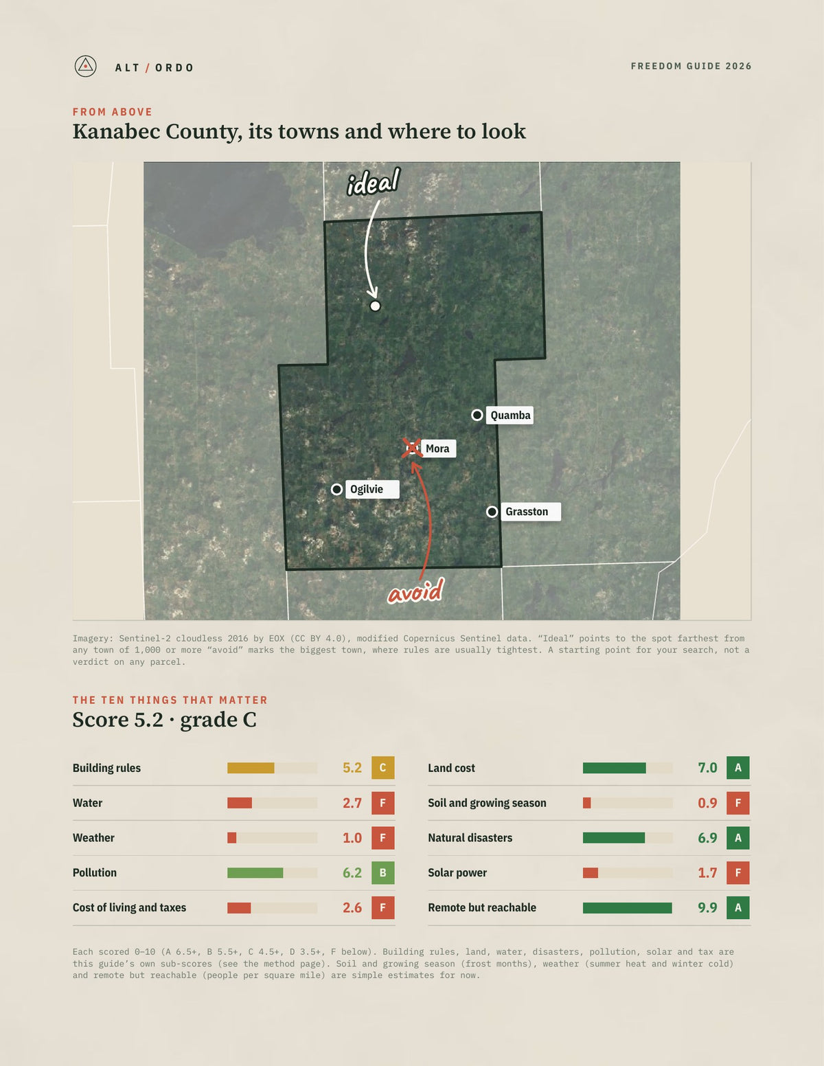 Kanabec County, Minnesota Off-Grid Guide 2026 from above