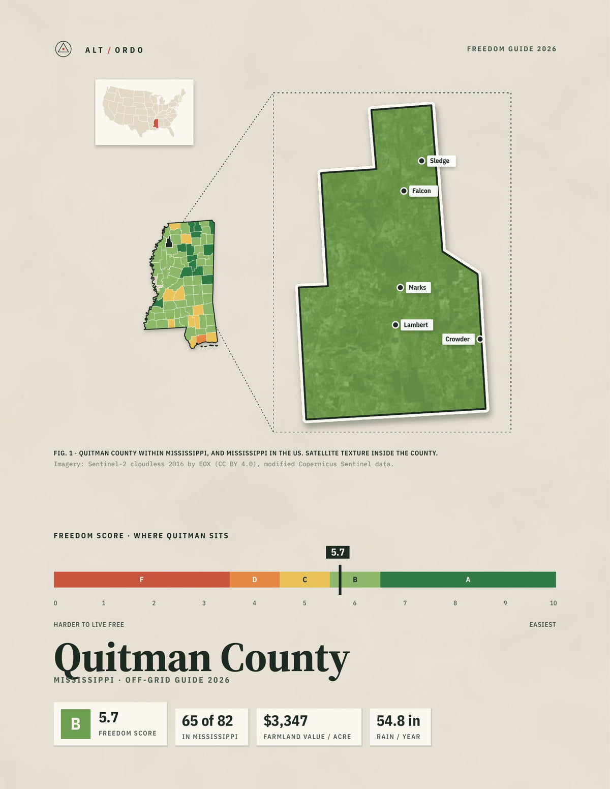 Quitman County, Mississippi Off-Grid Guide 2026