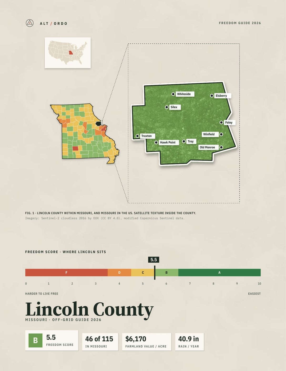 Lincoln County, Missouri Off-Grid Guide 2026