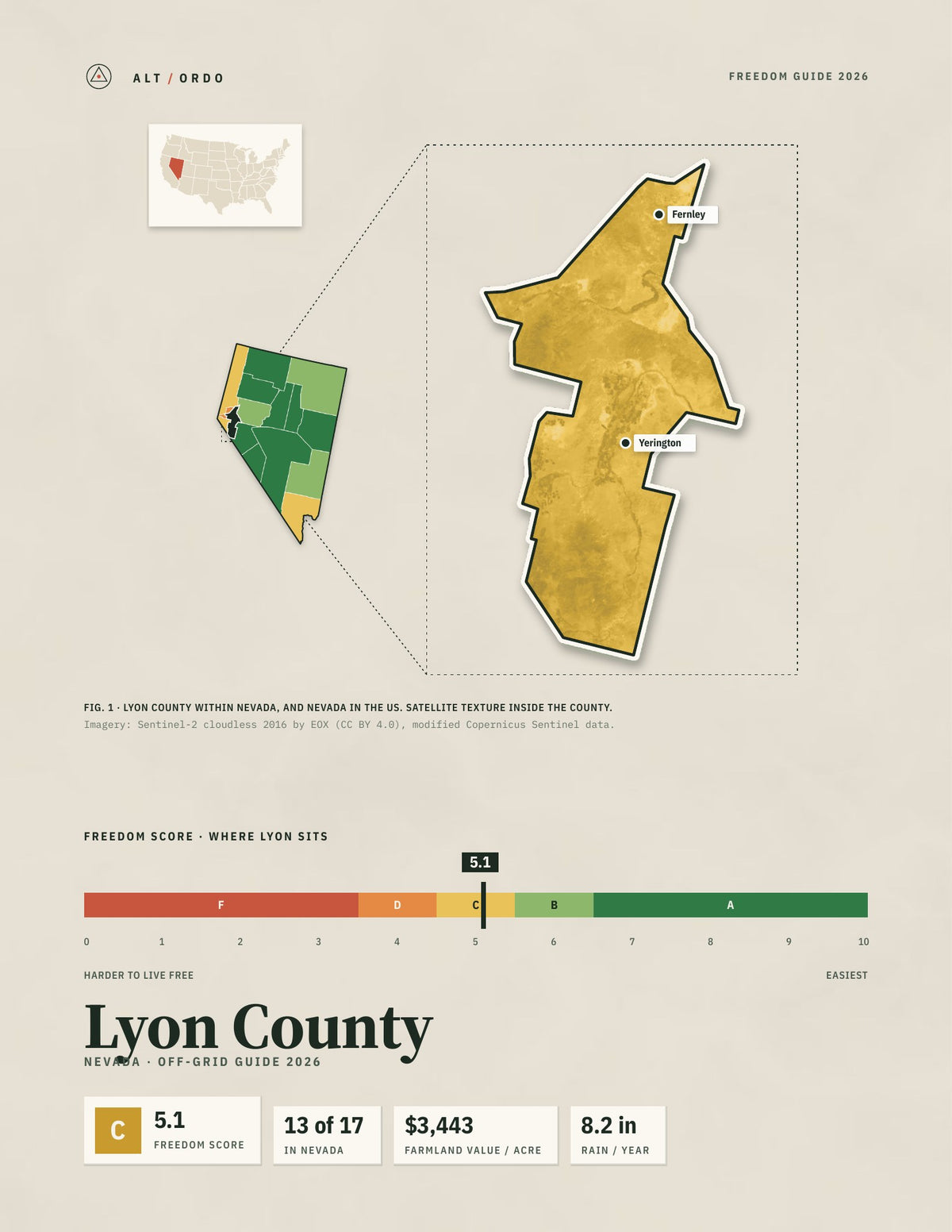 Lyon County, Nevada Off-Grid Guide 2026