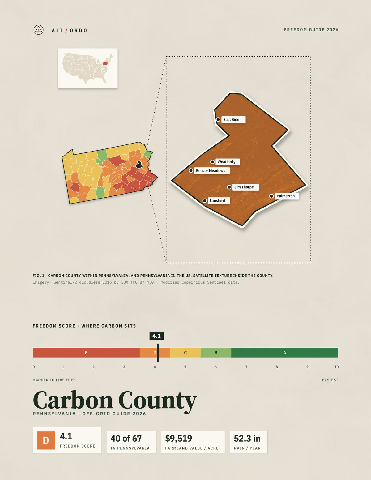 Carbon County, Pennsylvania Off-Grid Guide 2026