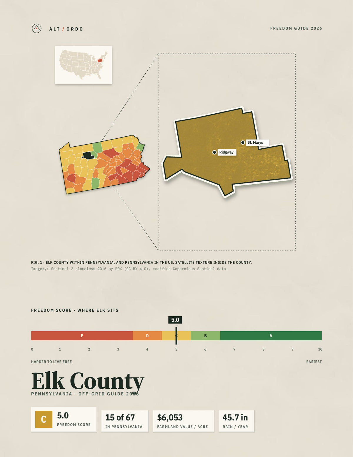 Elk County, Pennsylvania Off-Grid Guide 2026