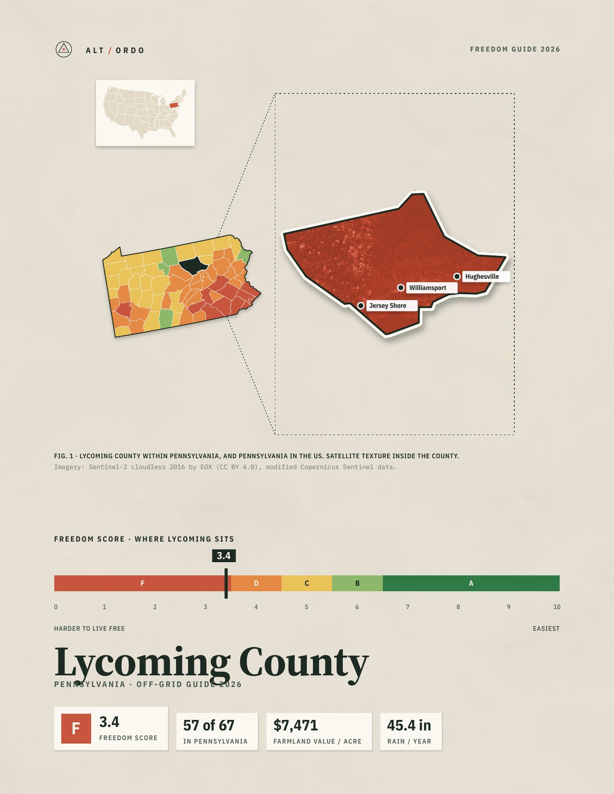 Lycoming County, Pennsylvania Off-Grid Guide 2026