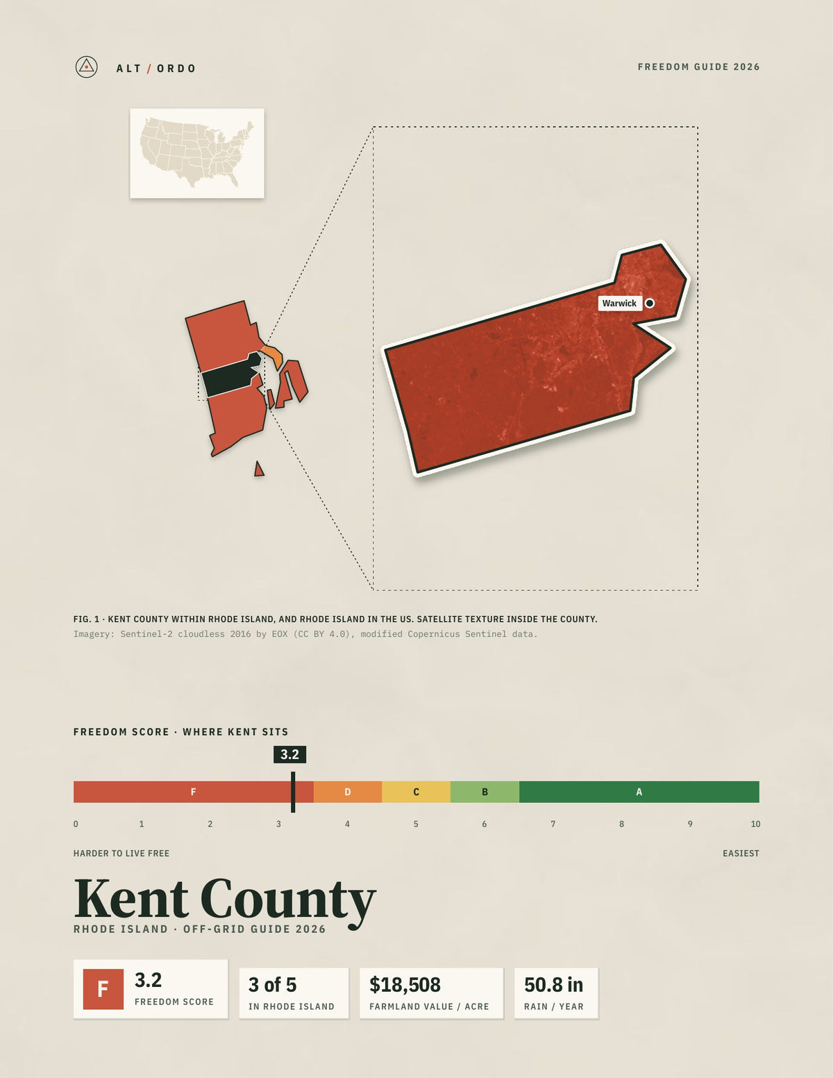 Kent County, Rhode Island Off-Grid Guide 2026