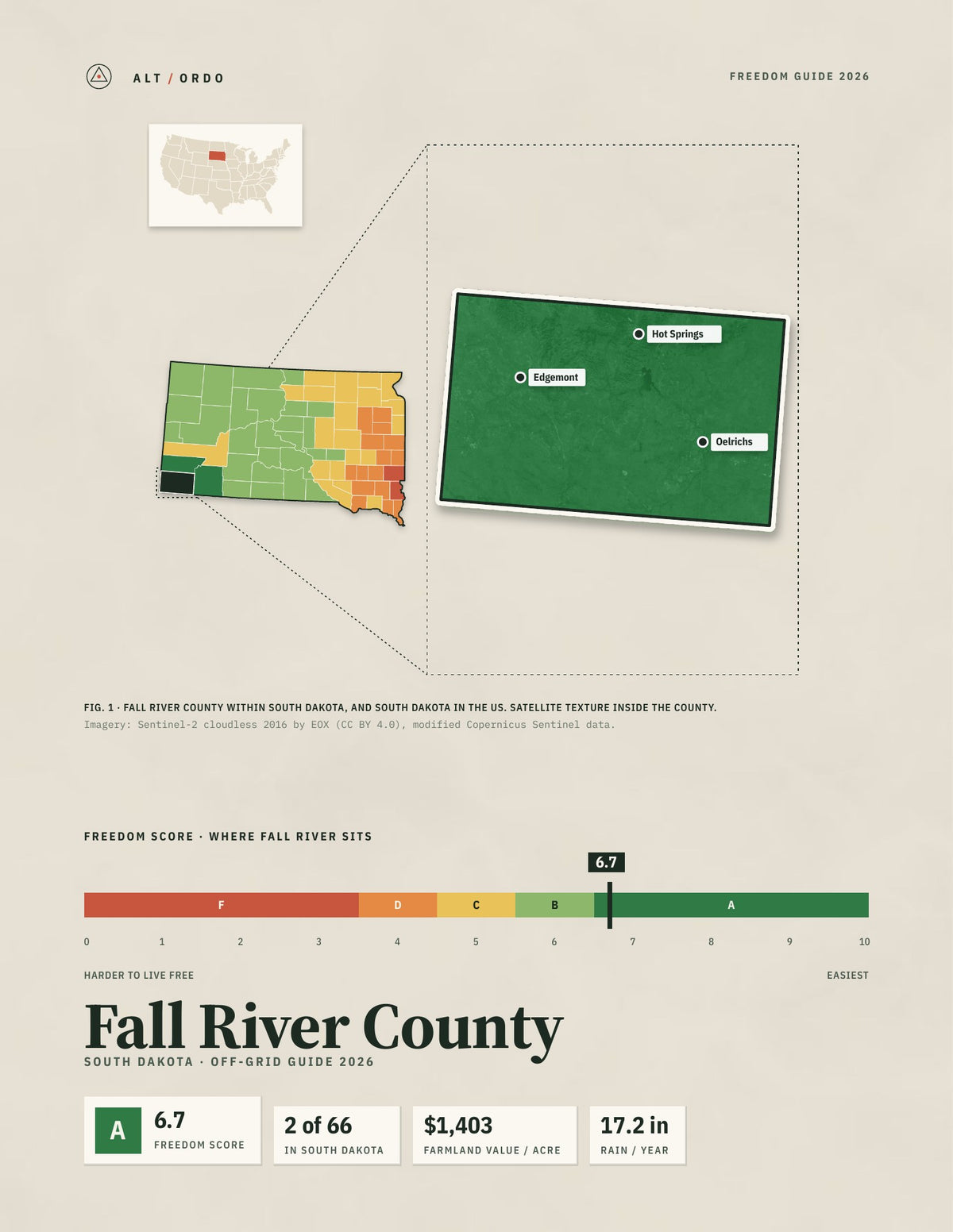 Fall River County, South Dakota Off-Grid Guide 2026