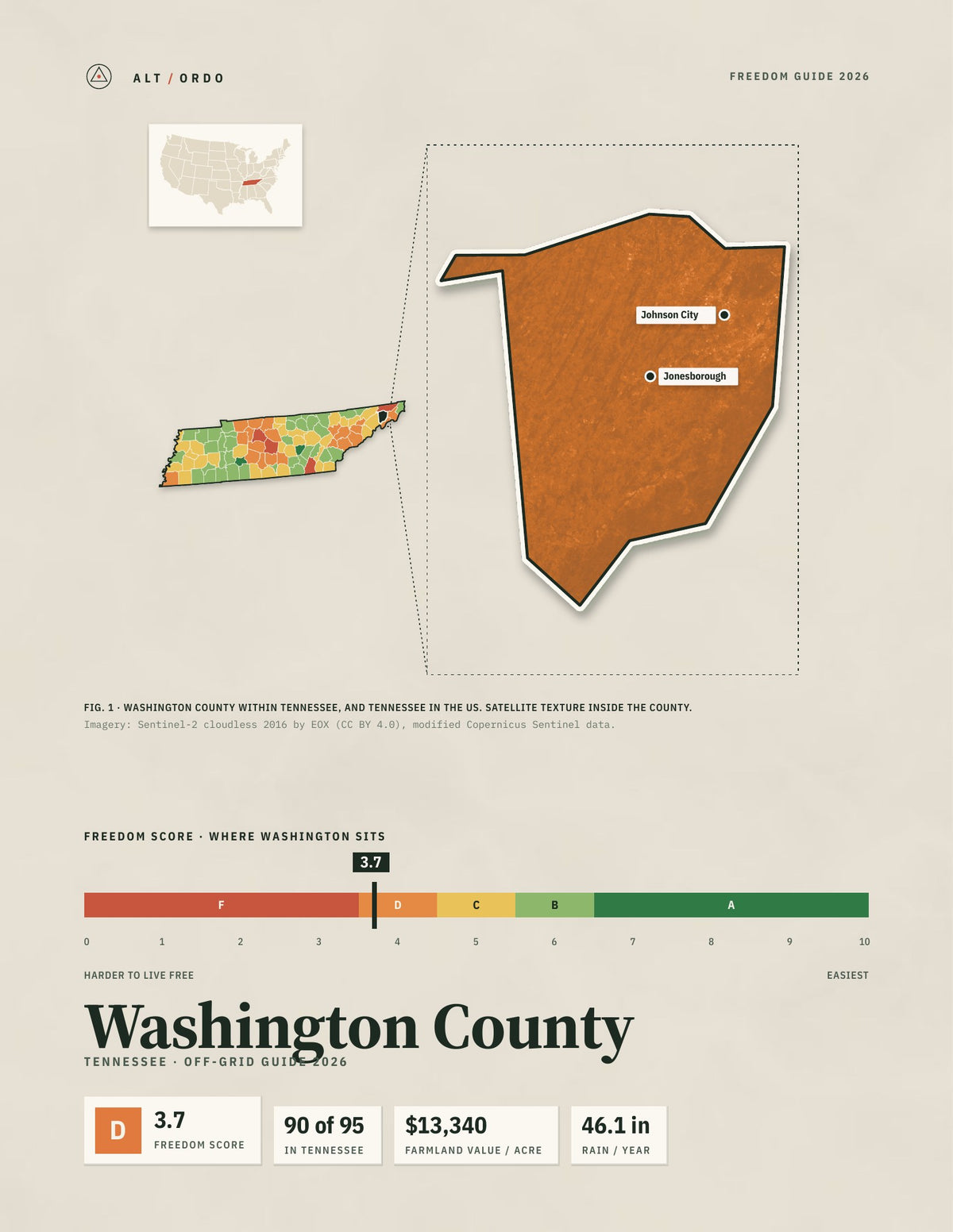 Washington County, Tennessee Off-Grid Guide 2026