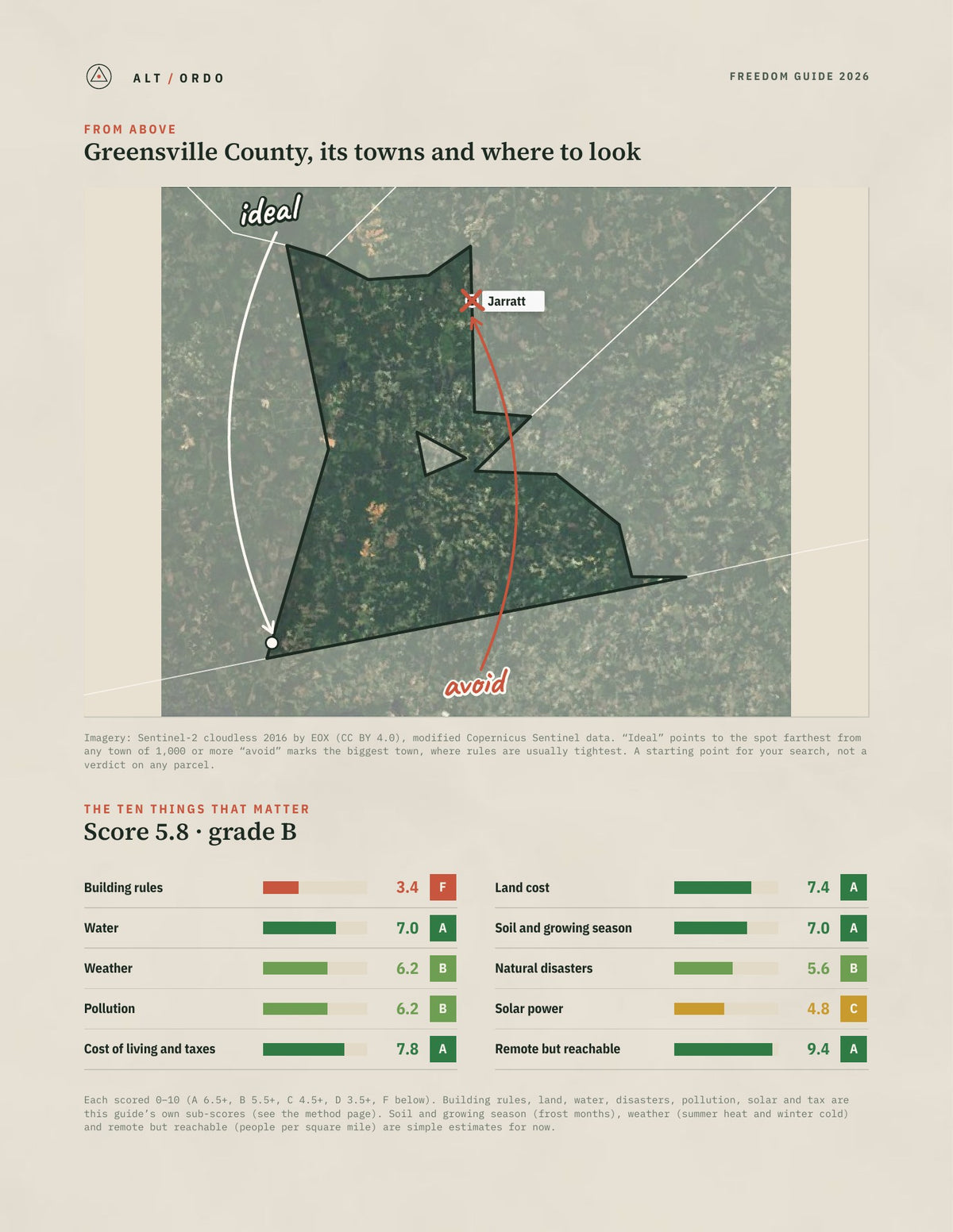Greensville County, Virginia Off-Grid Guide 2026 from above