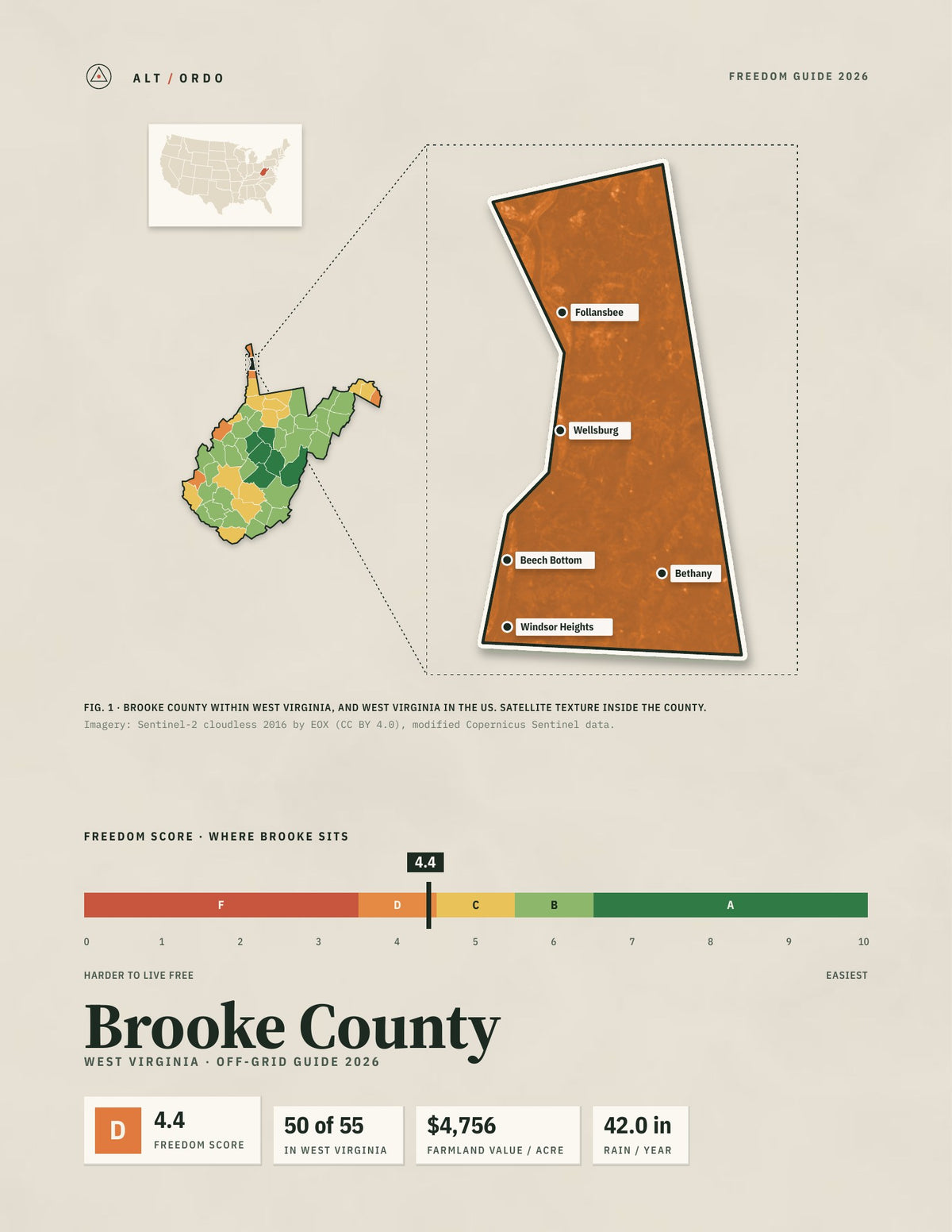 Brooke County, West Virginia Off-Grid Guide 2026