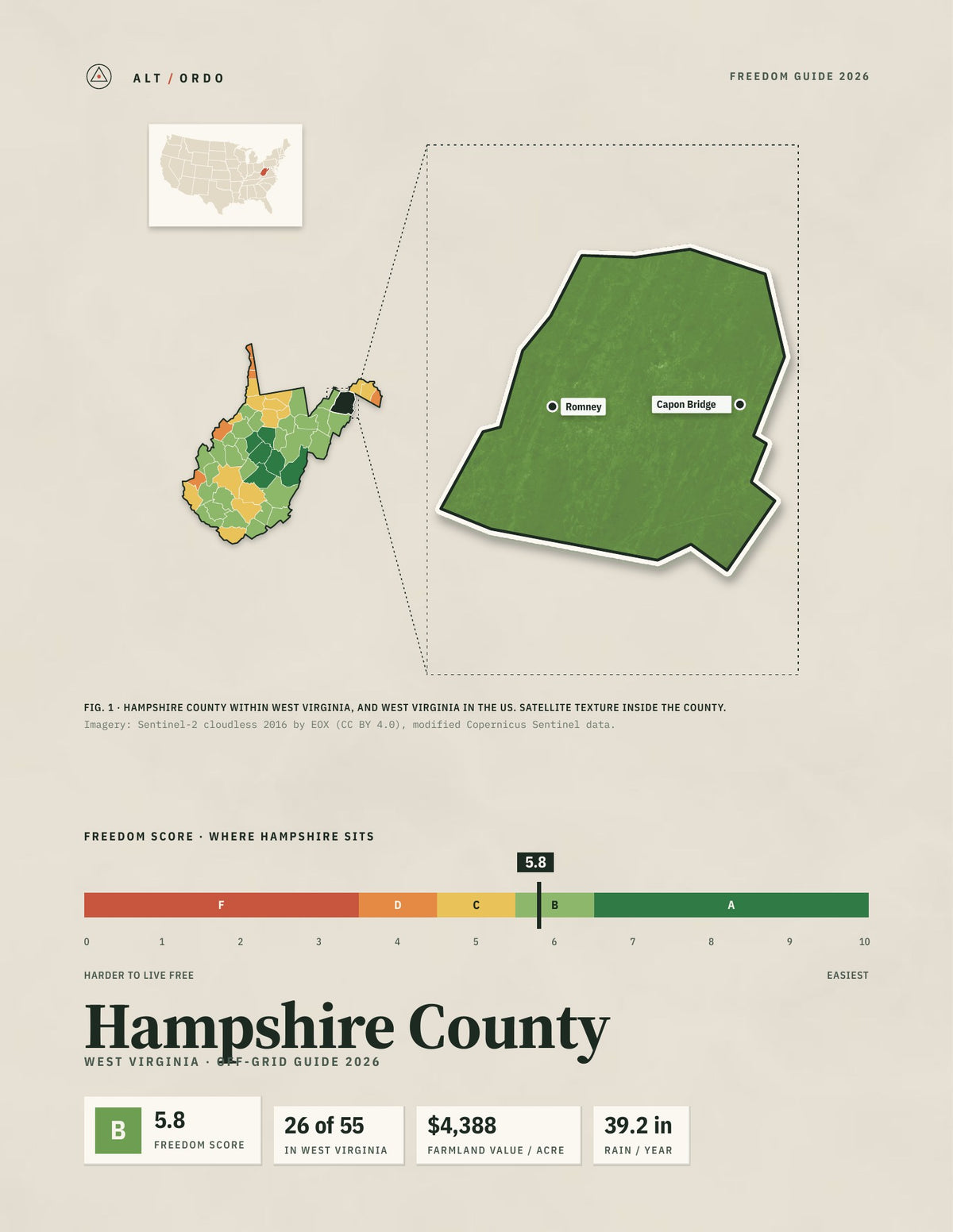 Hampshire County, West Virginia Off-Grid Guide 2026