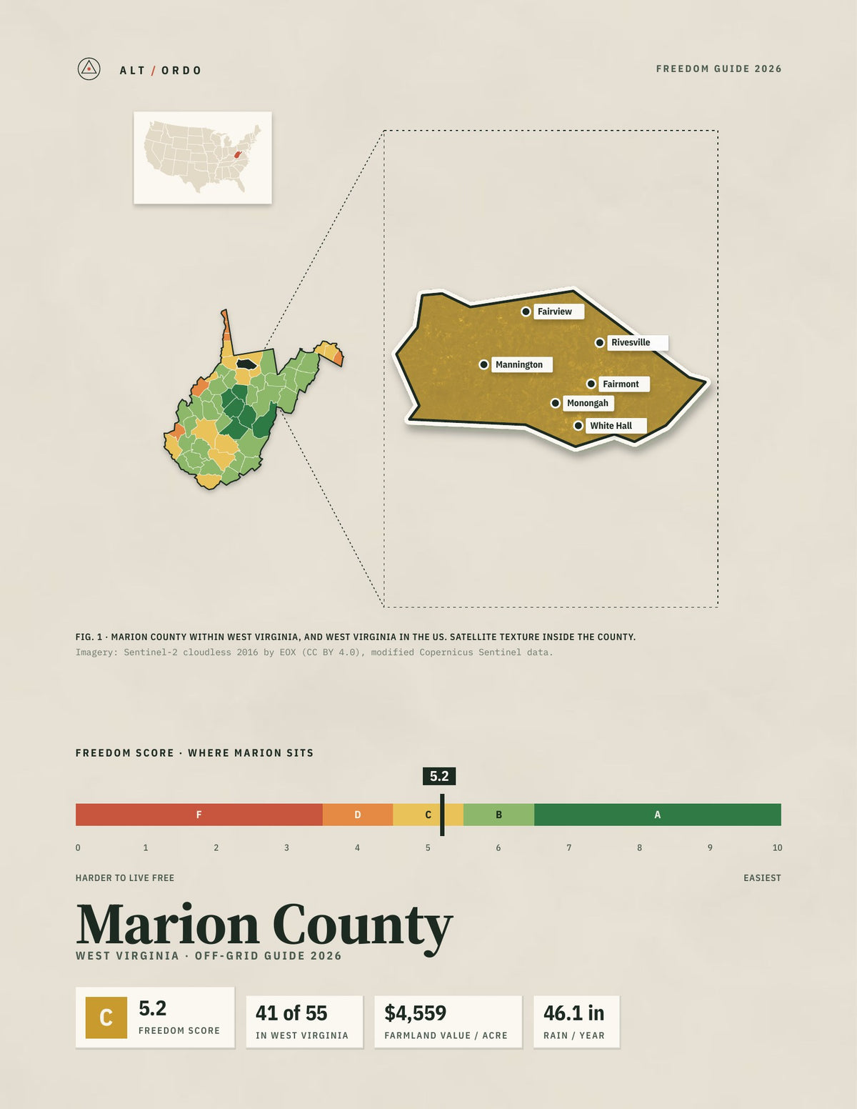 Marion County, West Virginia Off-Grid Guide 2026