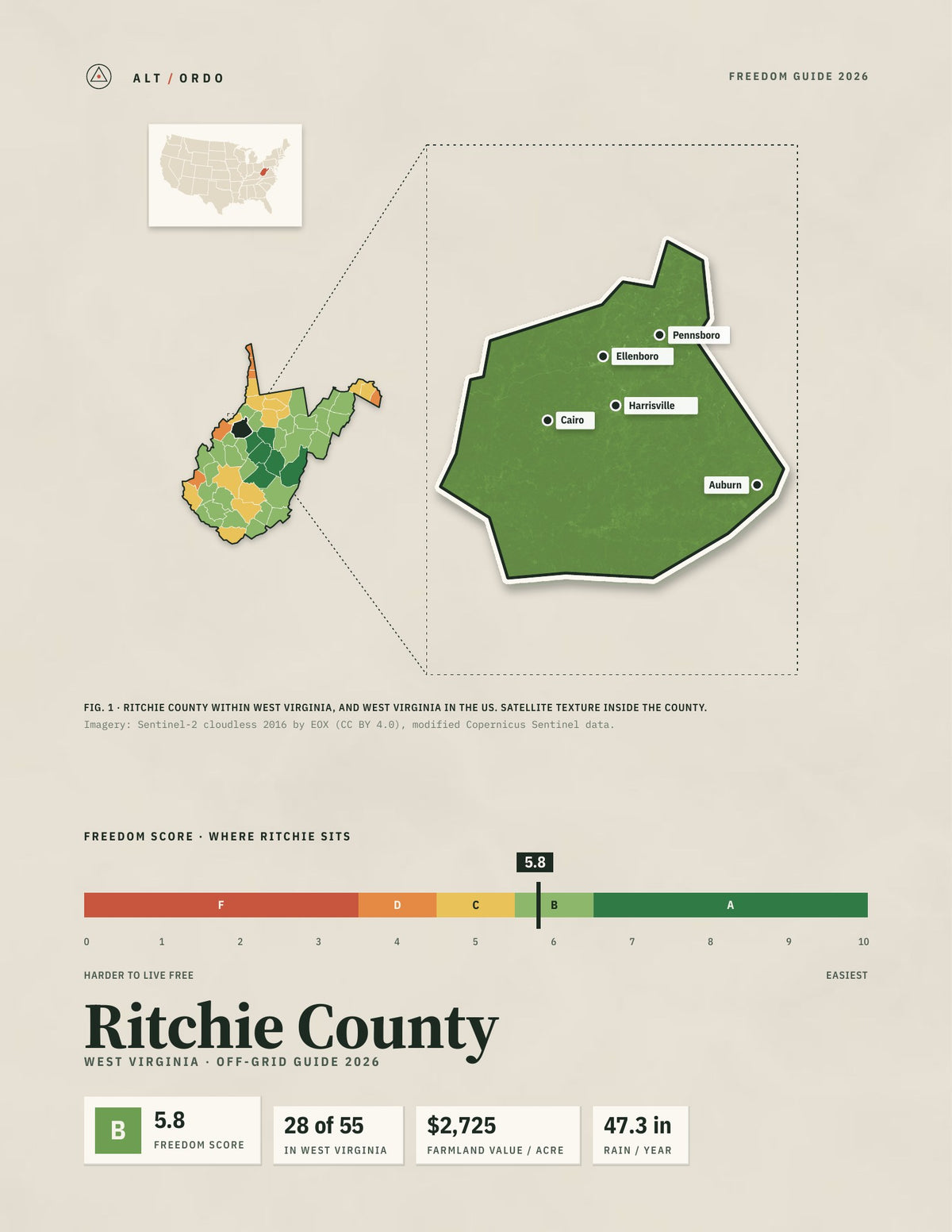 Ritchie County, West Virginia Off-Grid Guide 2026