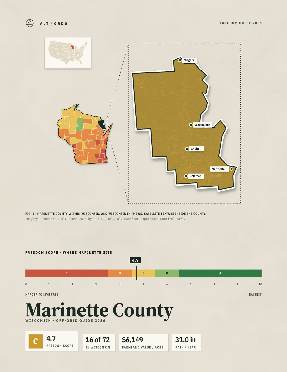 Marinette County, Wisconsin Off-Grid Guide 2026