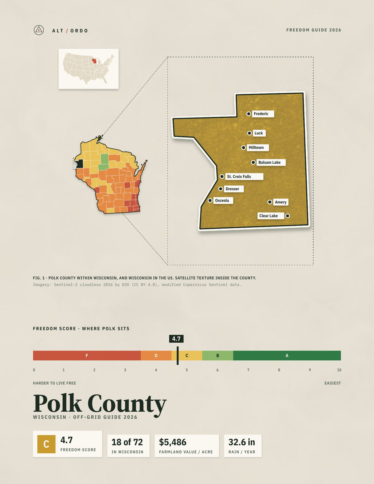 Polk County, Wisconsin Off-Grid Guide 2026