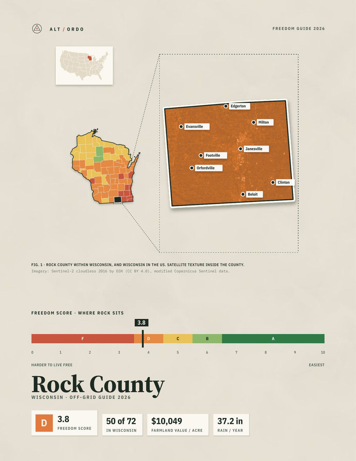 Rock County, Wisconsin Off-Grid Guide 2026