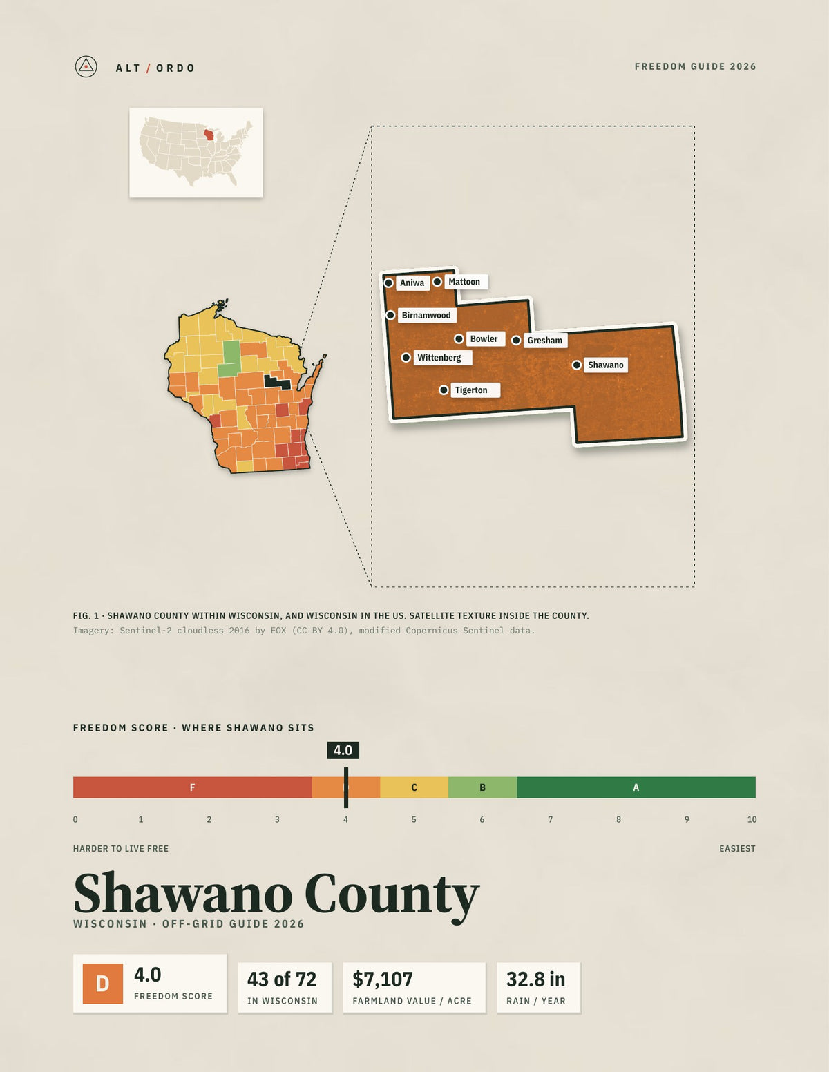Shawano County, Wisconsin Off-Grid Guide 2026
