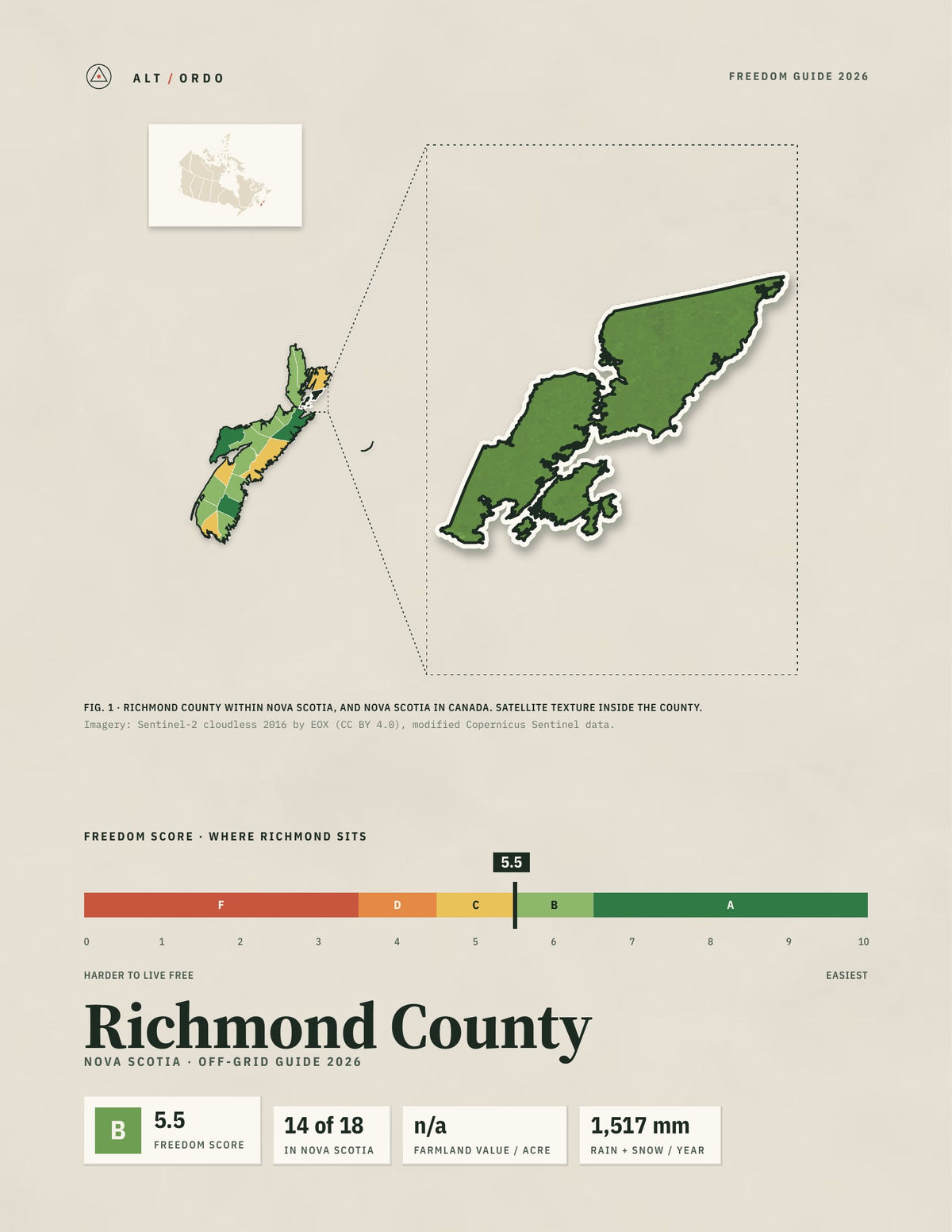 Richmond County, Nova Scotia Off-Grid Guide 2026