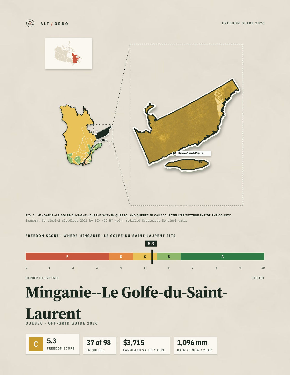 Minganie--Le Golfe-du-Saint-Laurent, Quebec Off-Grid Guide 2026