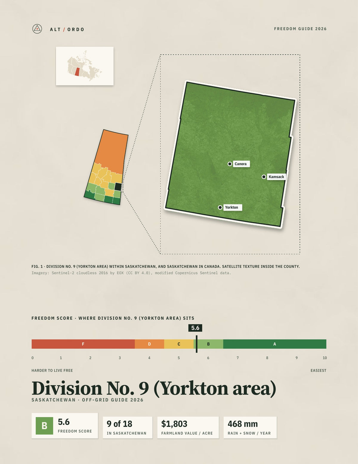 Division No. 9 (Yorkton area), Saskatchewan Off-Grid Guide 2026