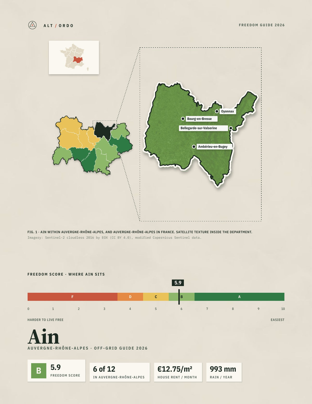 Ain, France Off-Grid Guide 2026