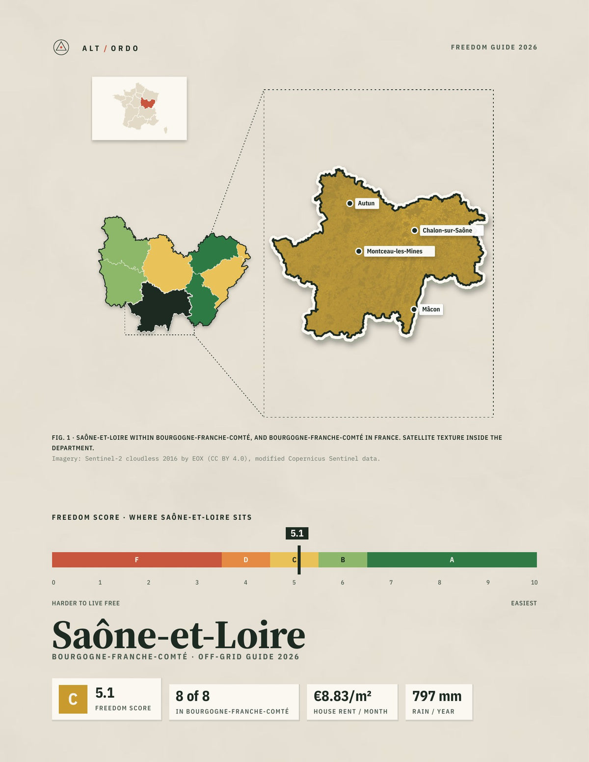 Saône-et-Loire, France Off-Grid Guide 2026