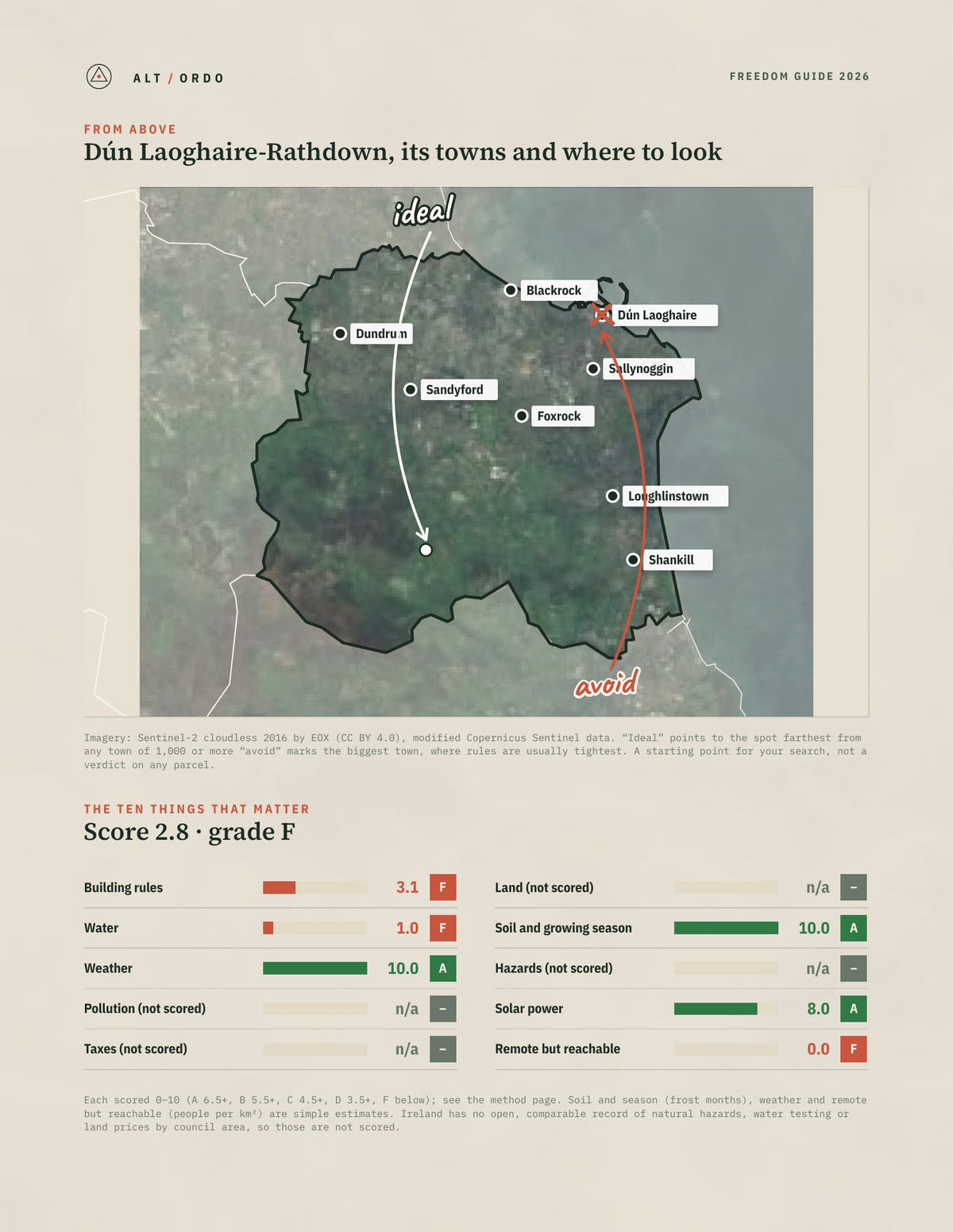 Dún Laoghaire-Rathdown, Leinster Off-Grid Guide 2026 from above
