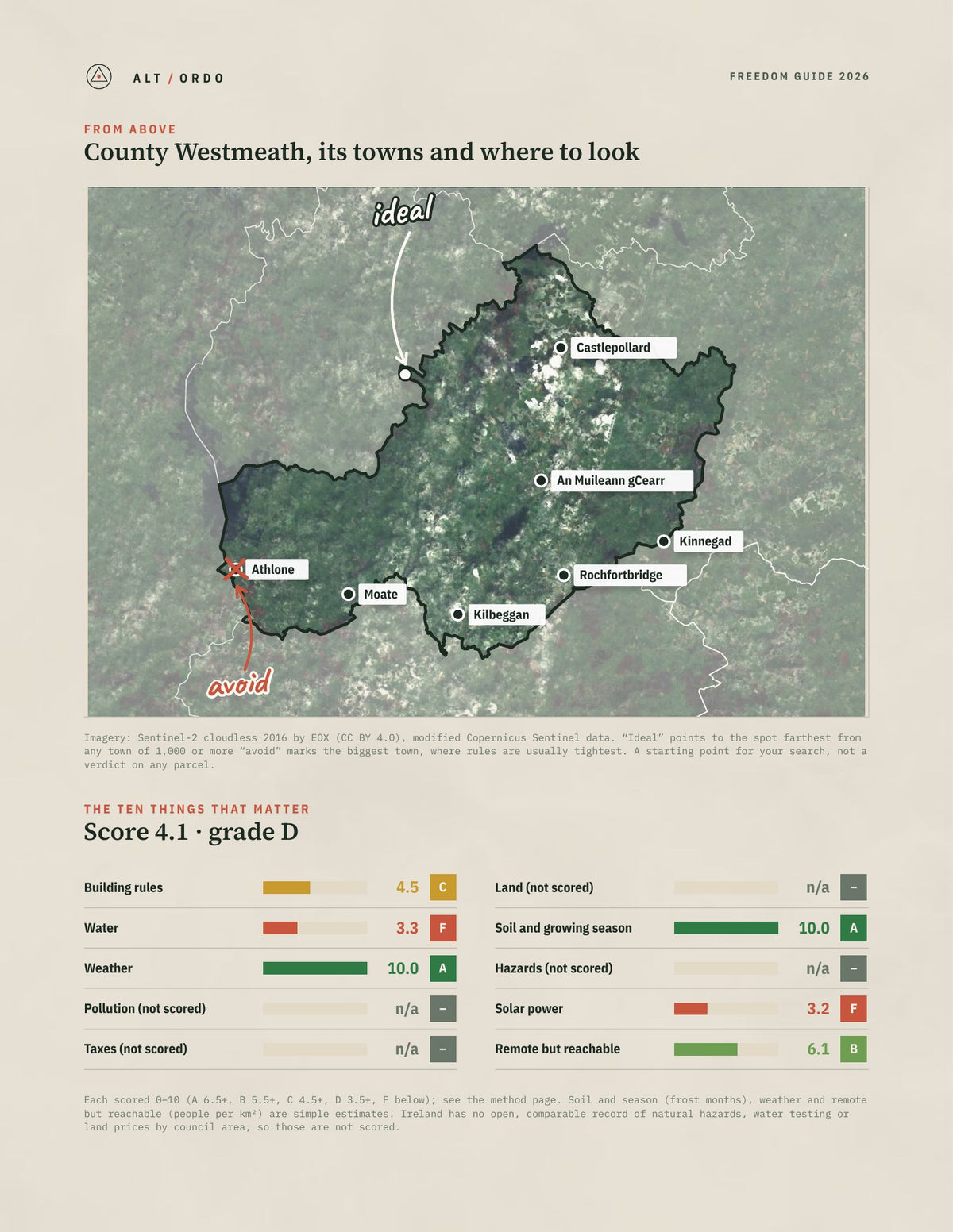 County Westmeath, Leinster Off-Grid Guide 2026 from above