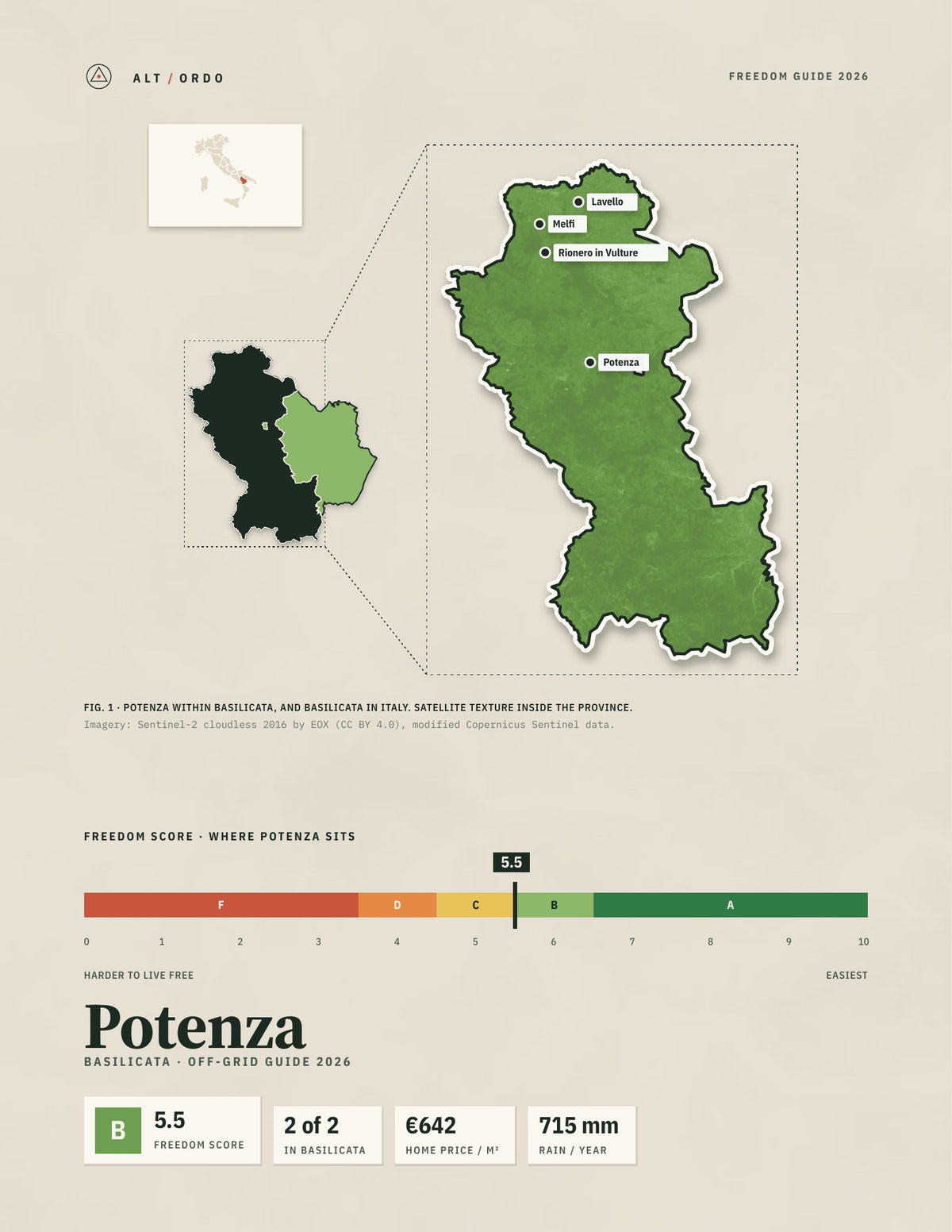 Potenza, Italy Off-Grid Guide 2026