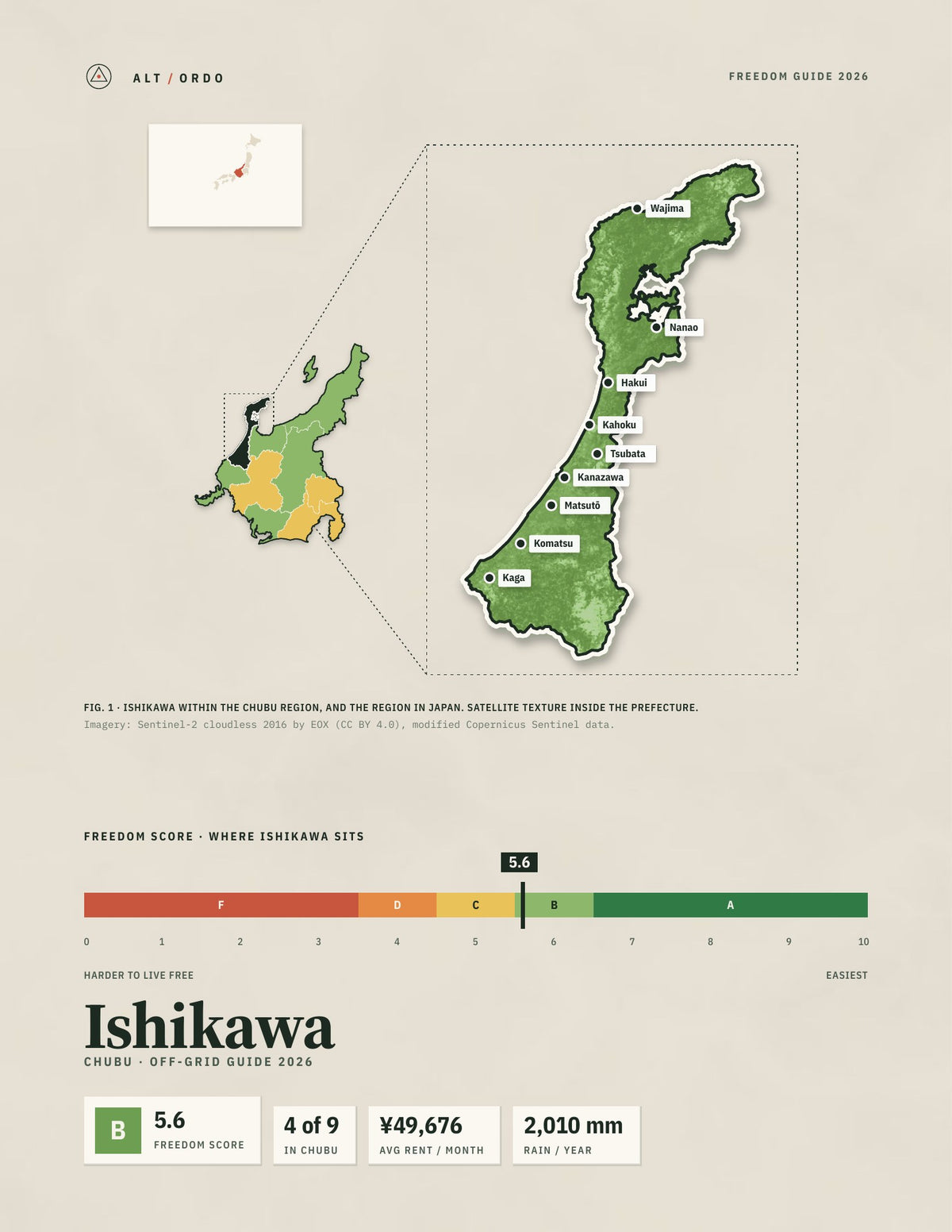 Ishikawa, Japan Off-Grid Guide 2026