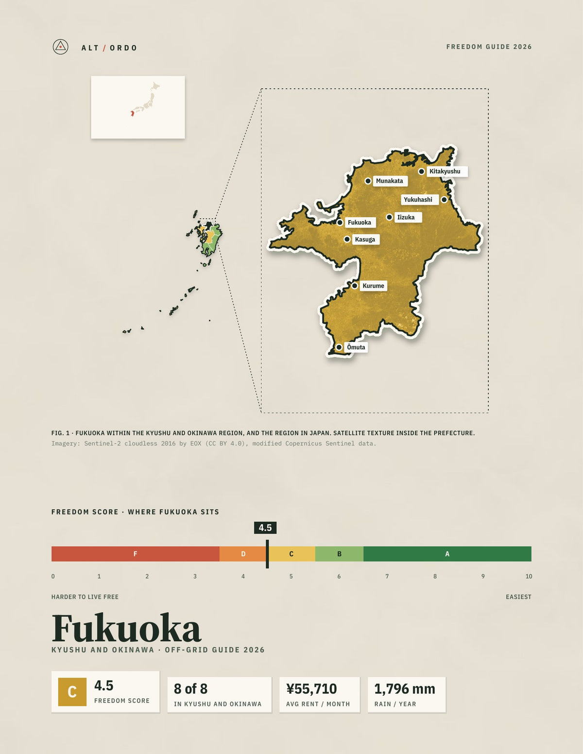 Fukuoka, Japan Off-Grid Guide 2026