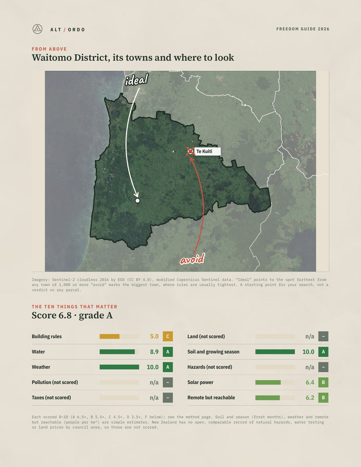 Waitomo District, Waikato Off-Grid Guide 2026 from above