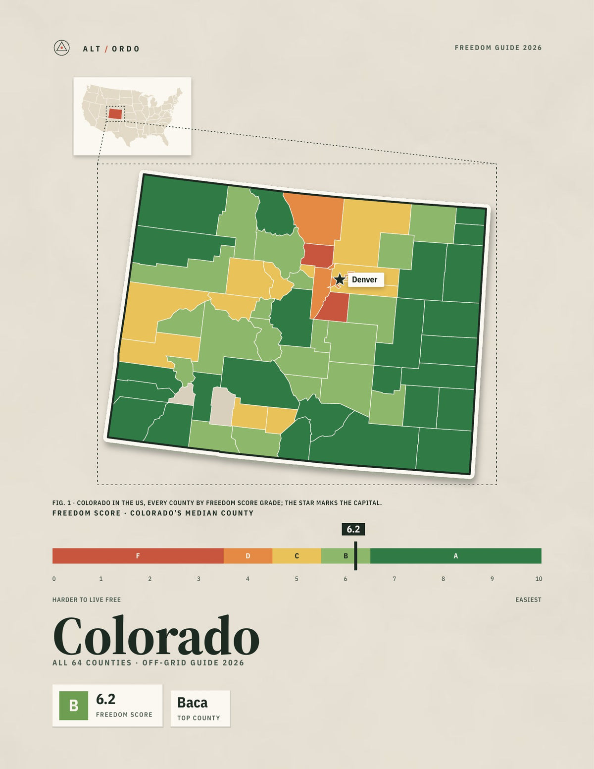 Colorado Off-Grid Guide 2026: All 64 Counties