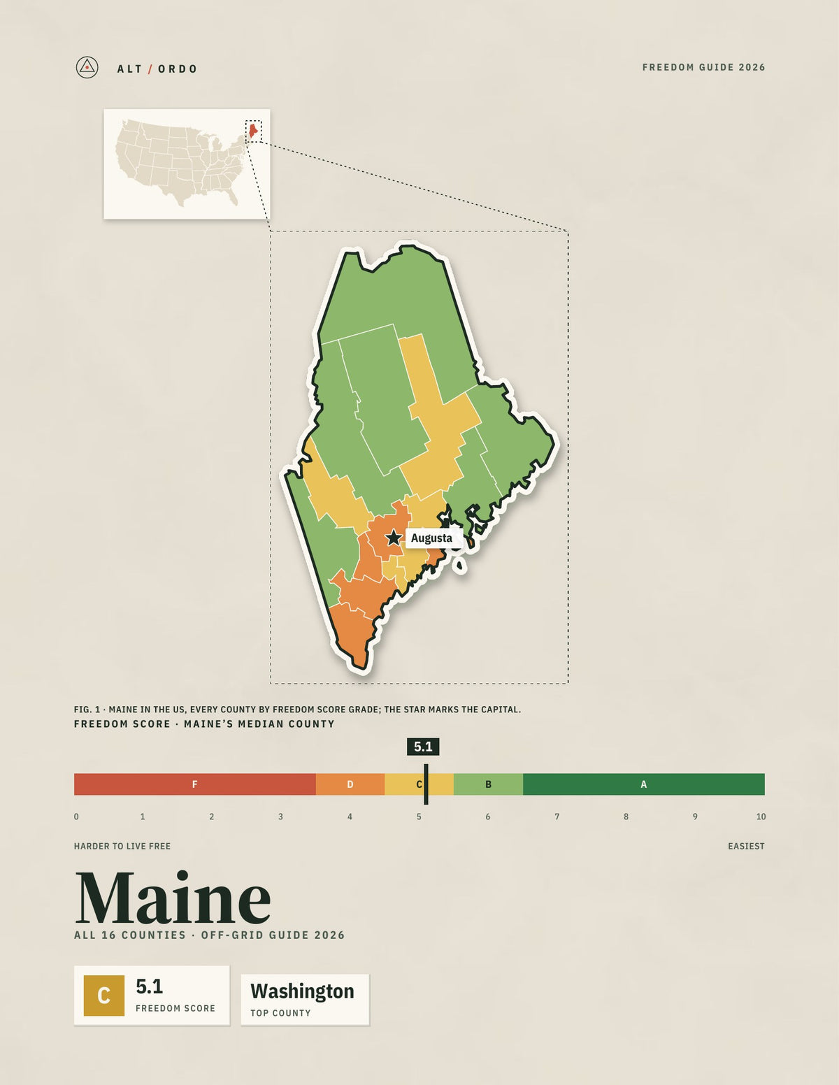 Maine Off-Grid Guide 2026: All 16 Counties