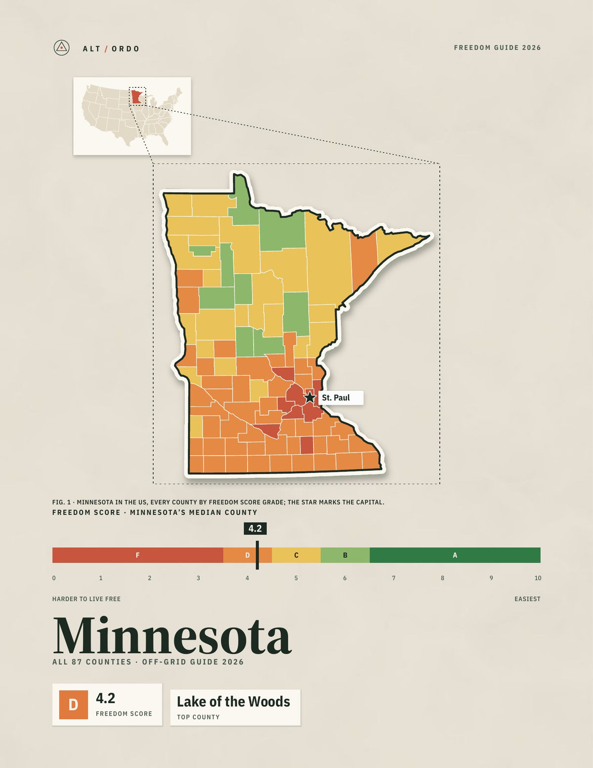 Minnesota Off-Grid Guide 2026: All 87 Counties