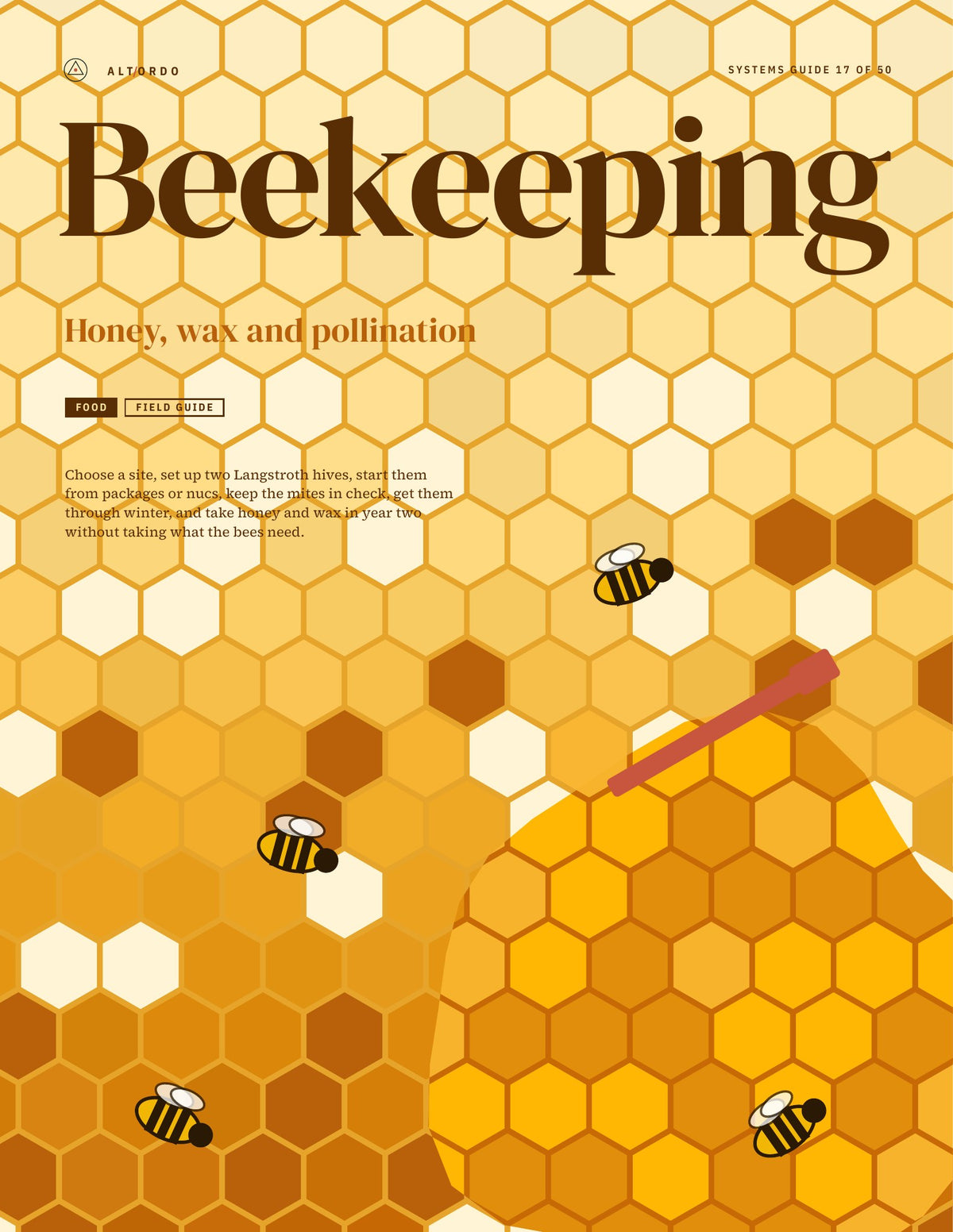 Beekeeping: Honey, wax and pollination · Alt Ordo Systems Guide: cover