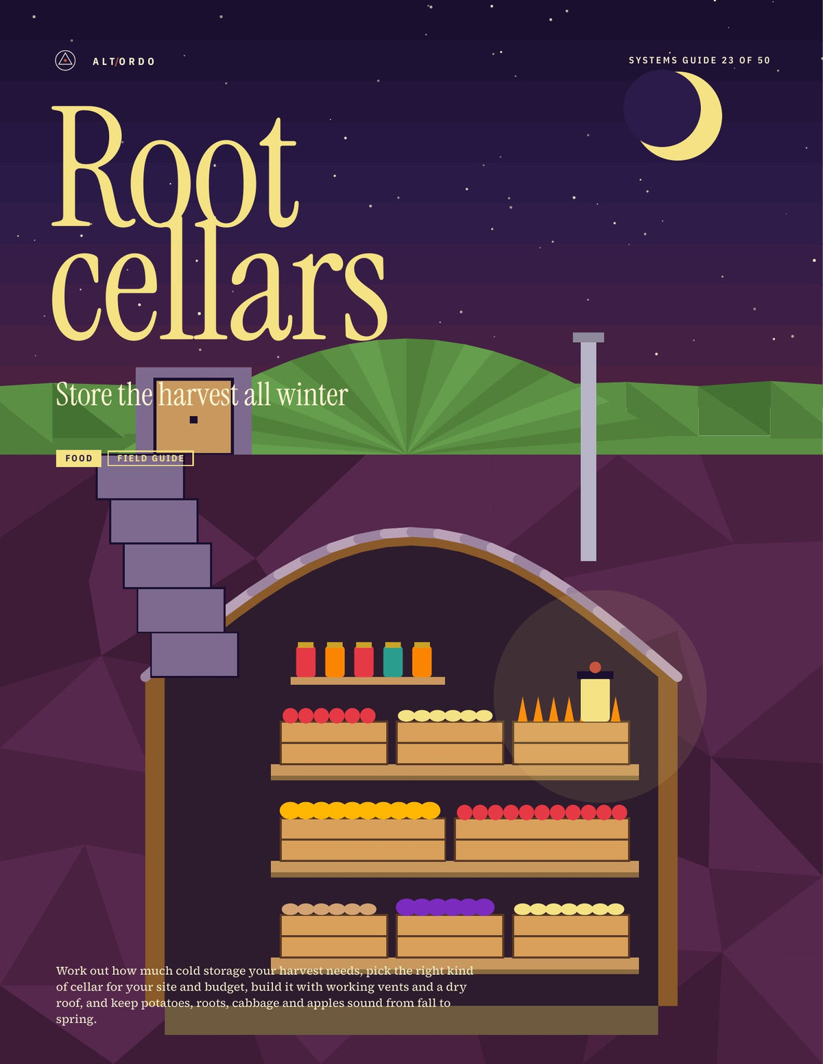 Root cellars: Store the harvest all winter · Alt Ordo Systems Guide: cover