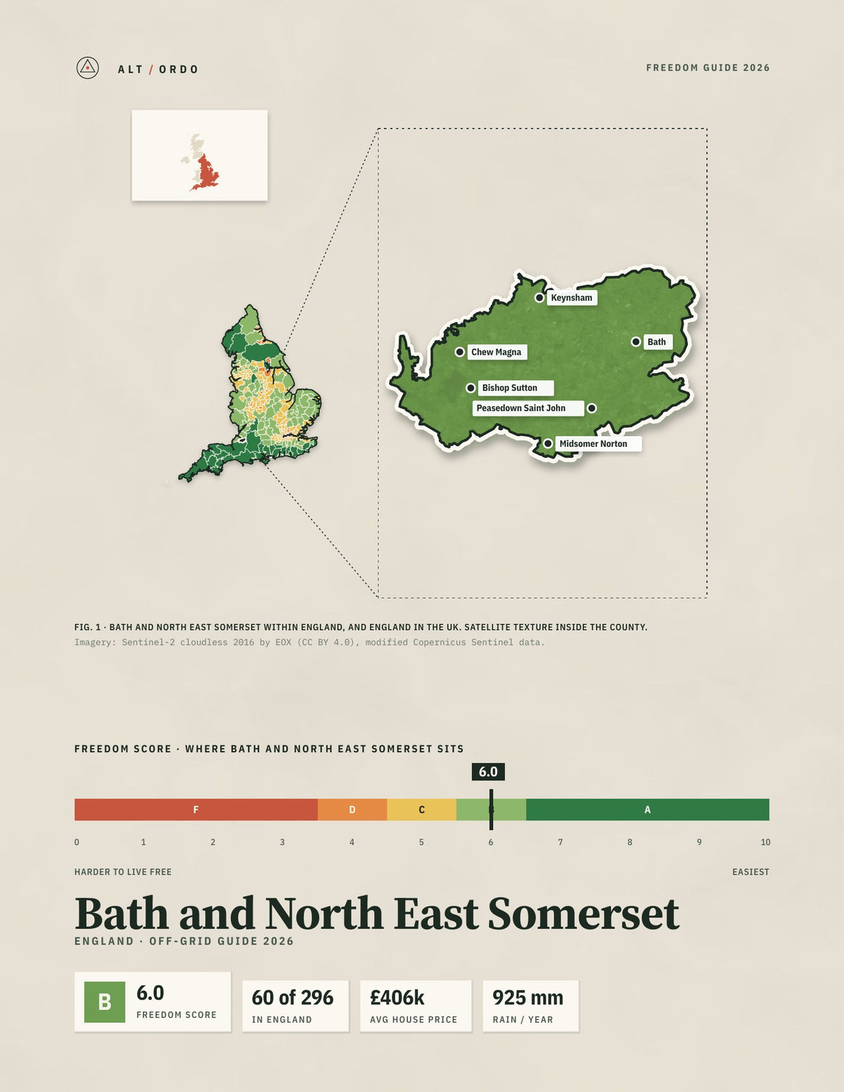 Bath and North East Somerset, England Off-Grid Guide 2026